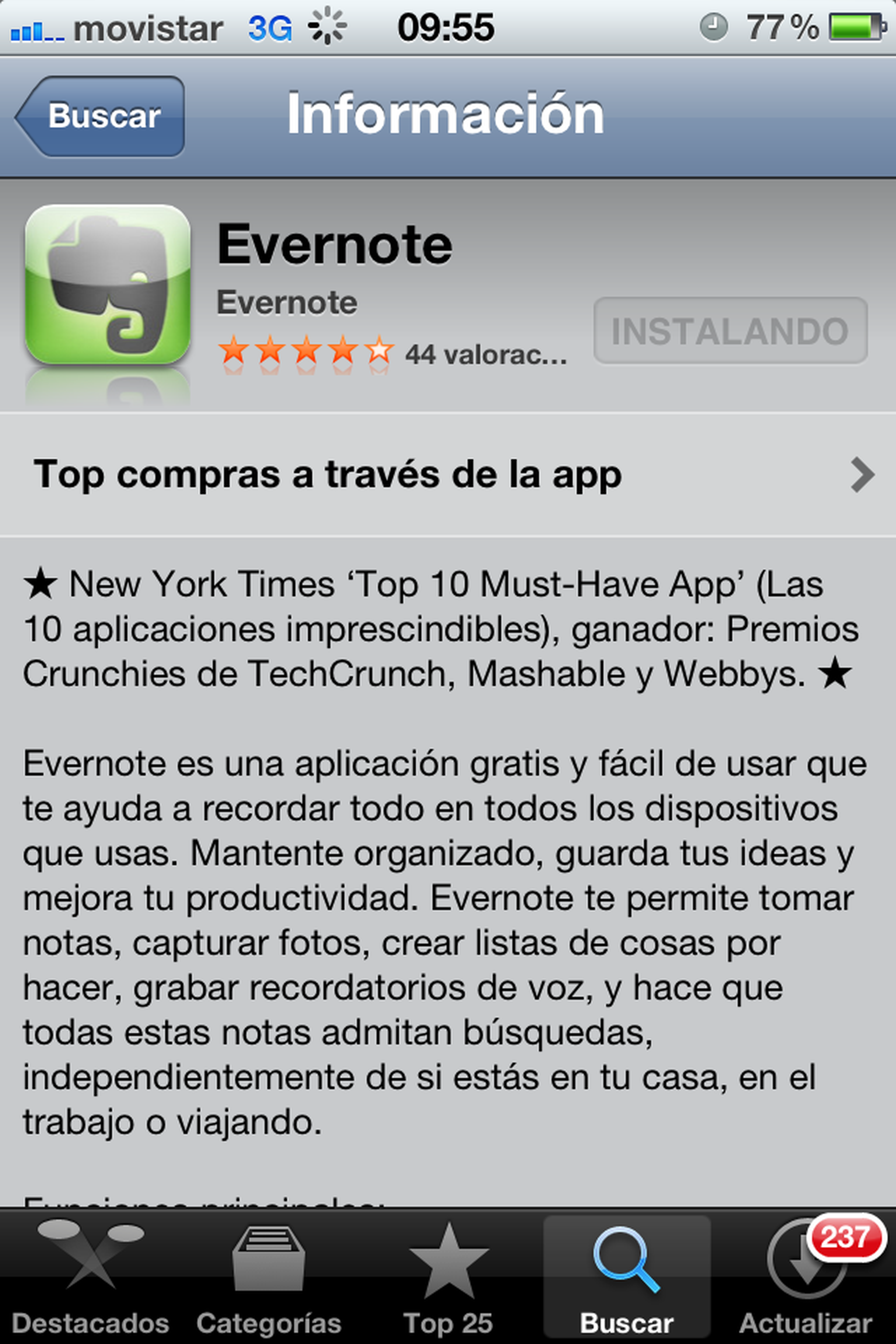 Apple Store Evernote