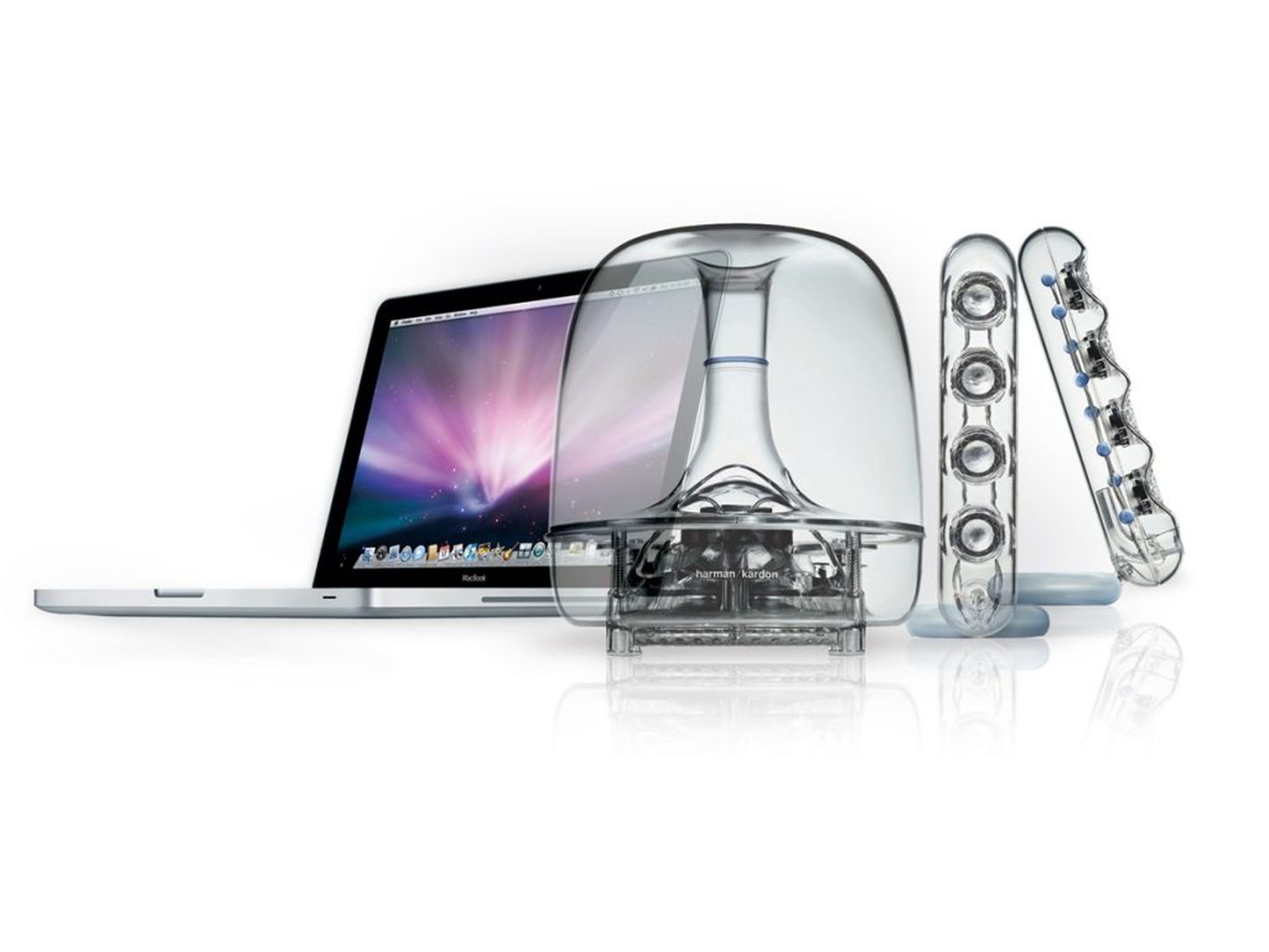 imagen de MacBook Pro con Soundsticks III