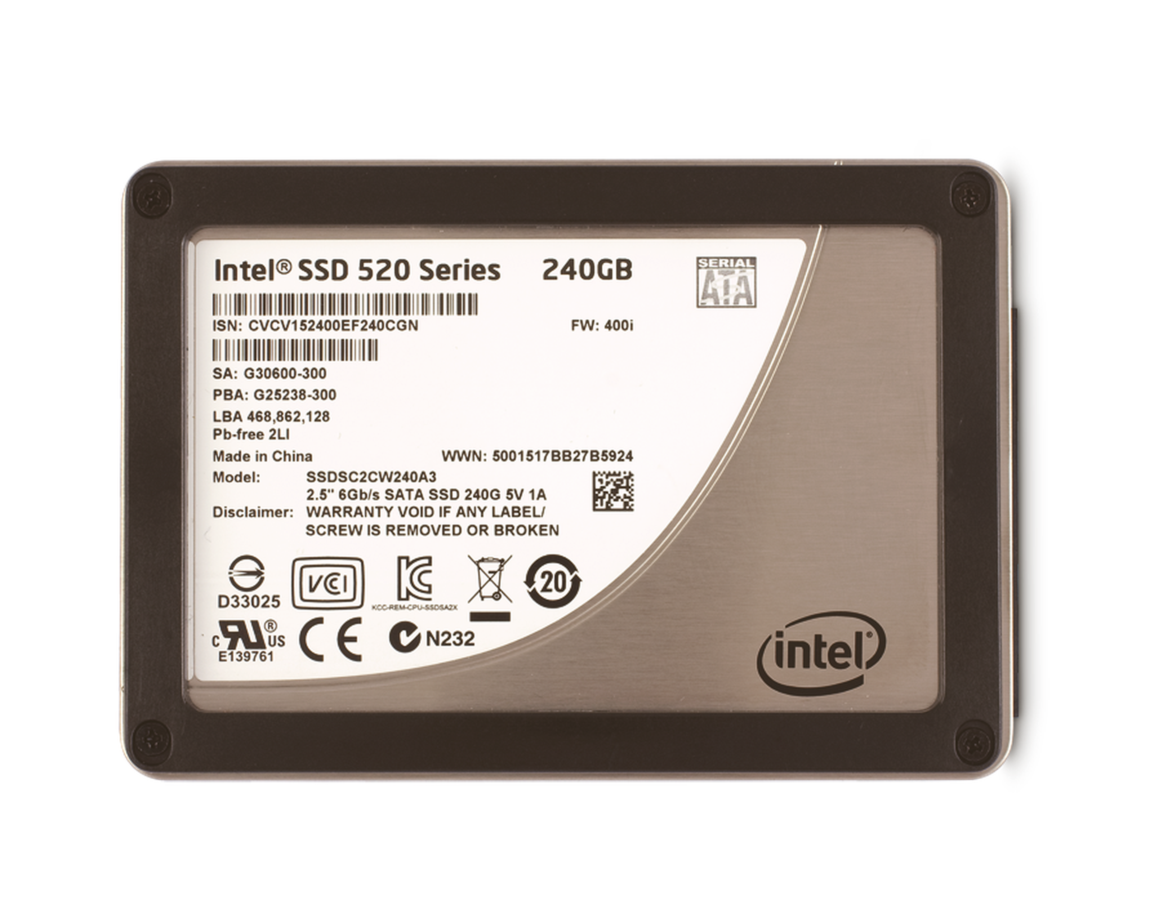 Intel SSDSC2CW240A3