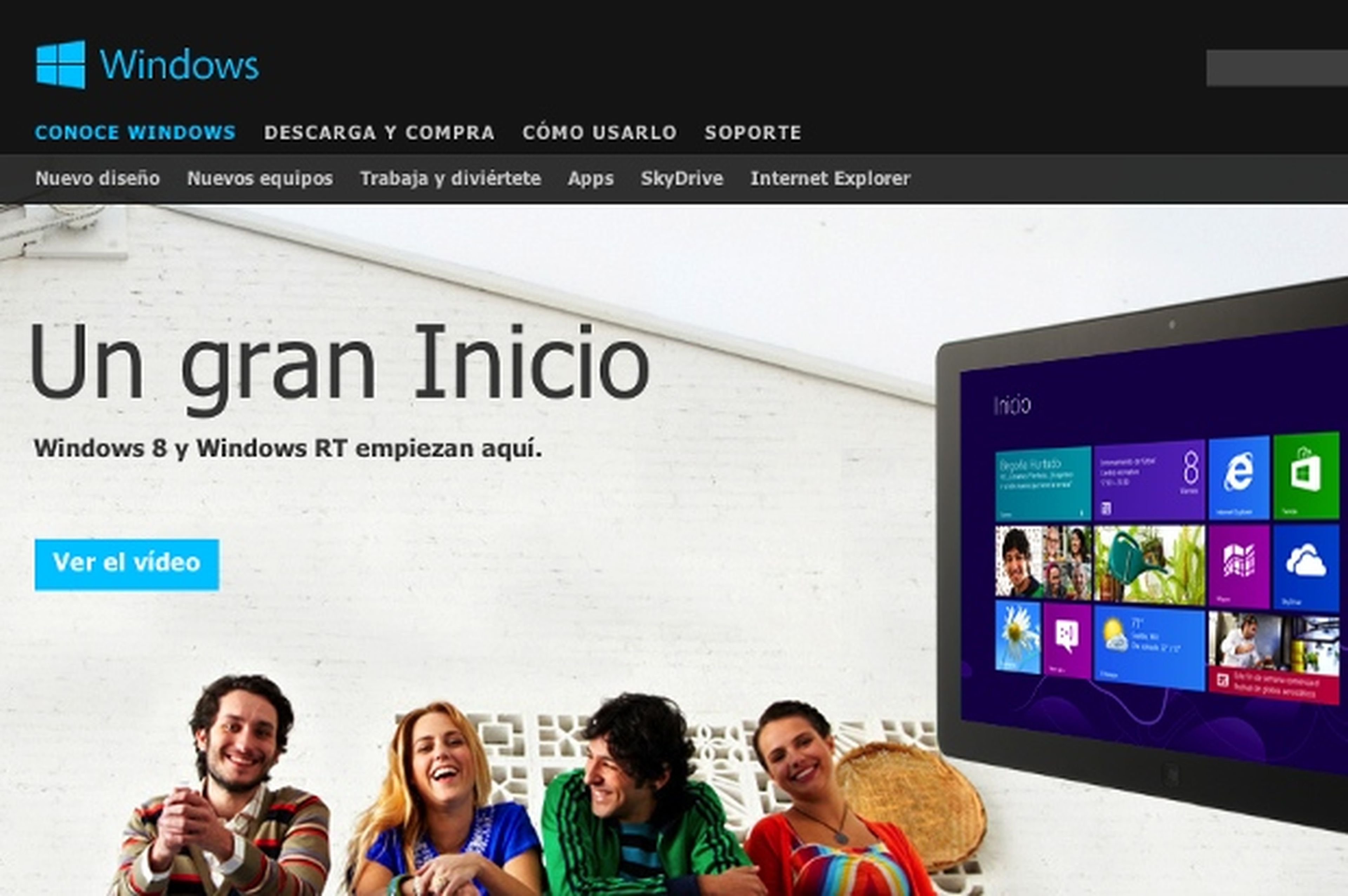 Web de Windows 8