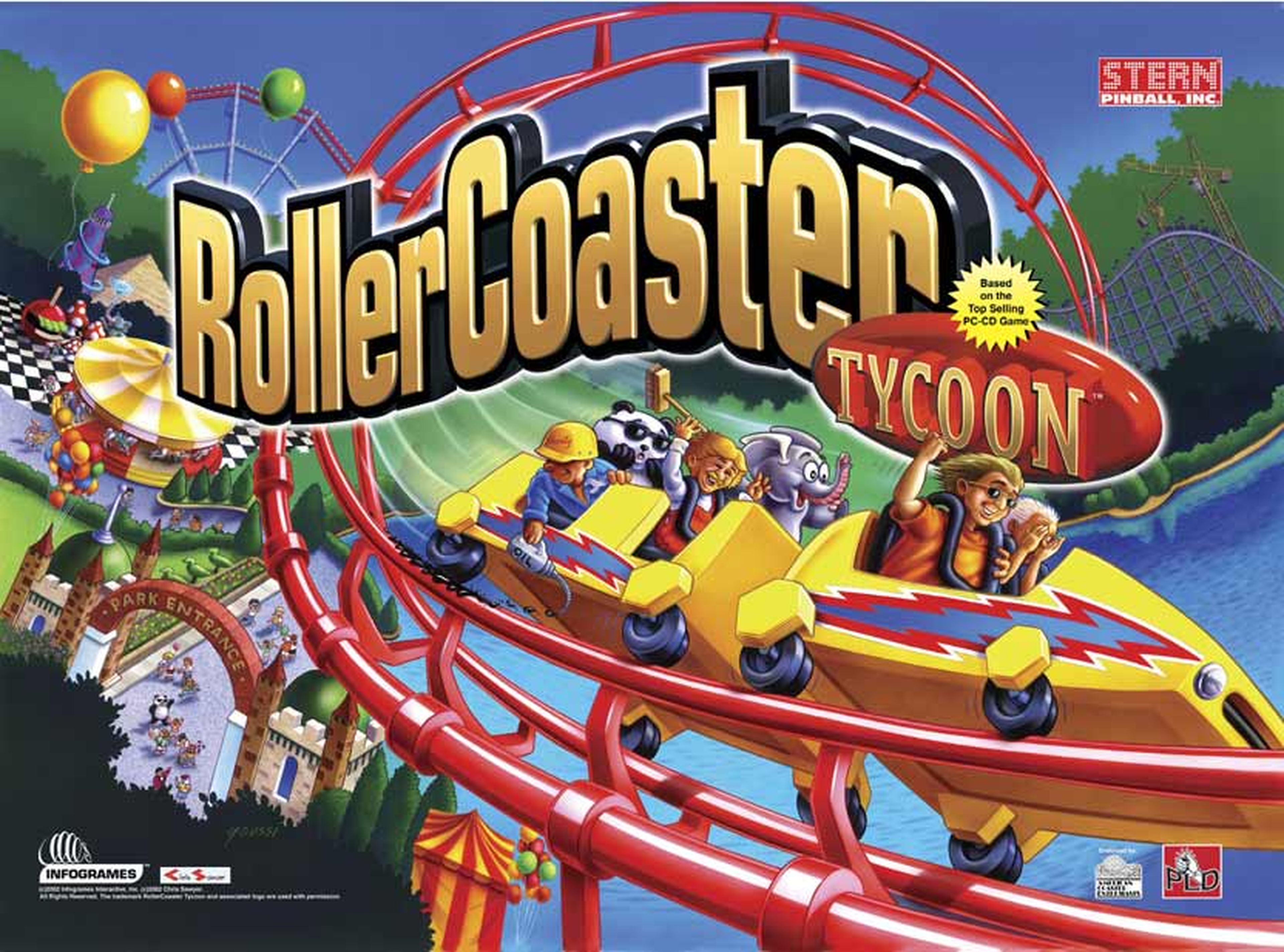 imagen de rollercoaster Tycoon juego Atari smartphone