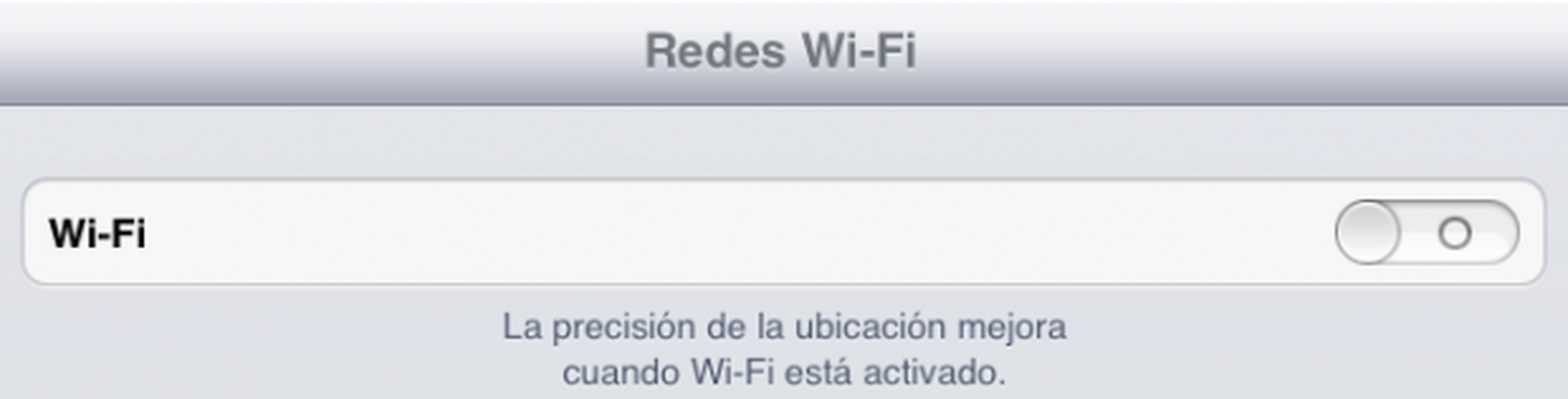 Función Wifi de iPad