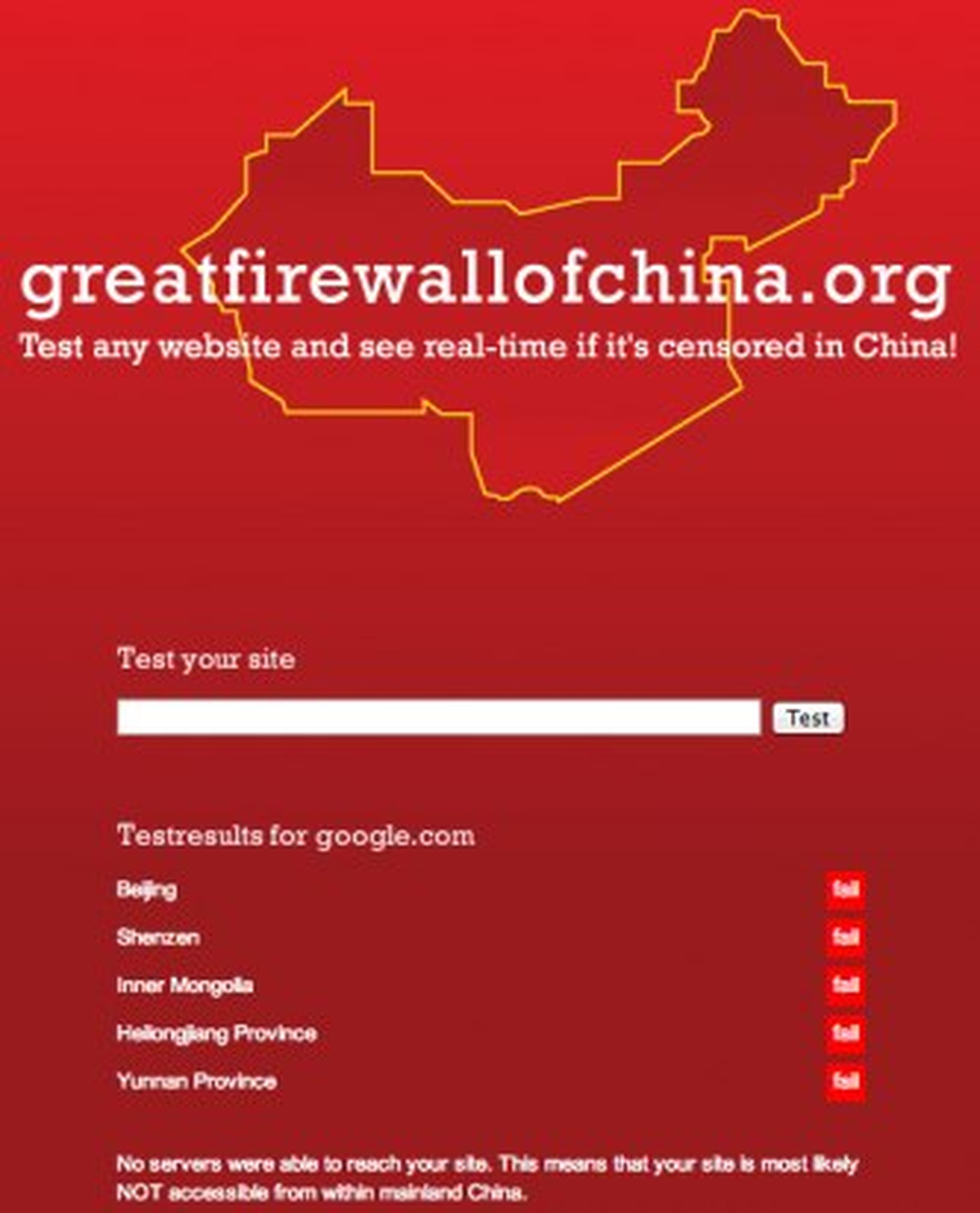 China bloquea el acceso a Google