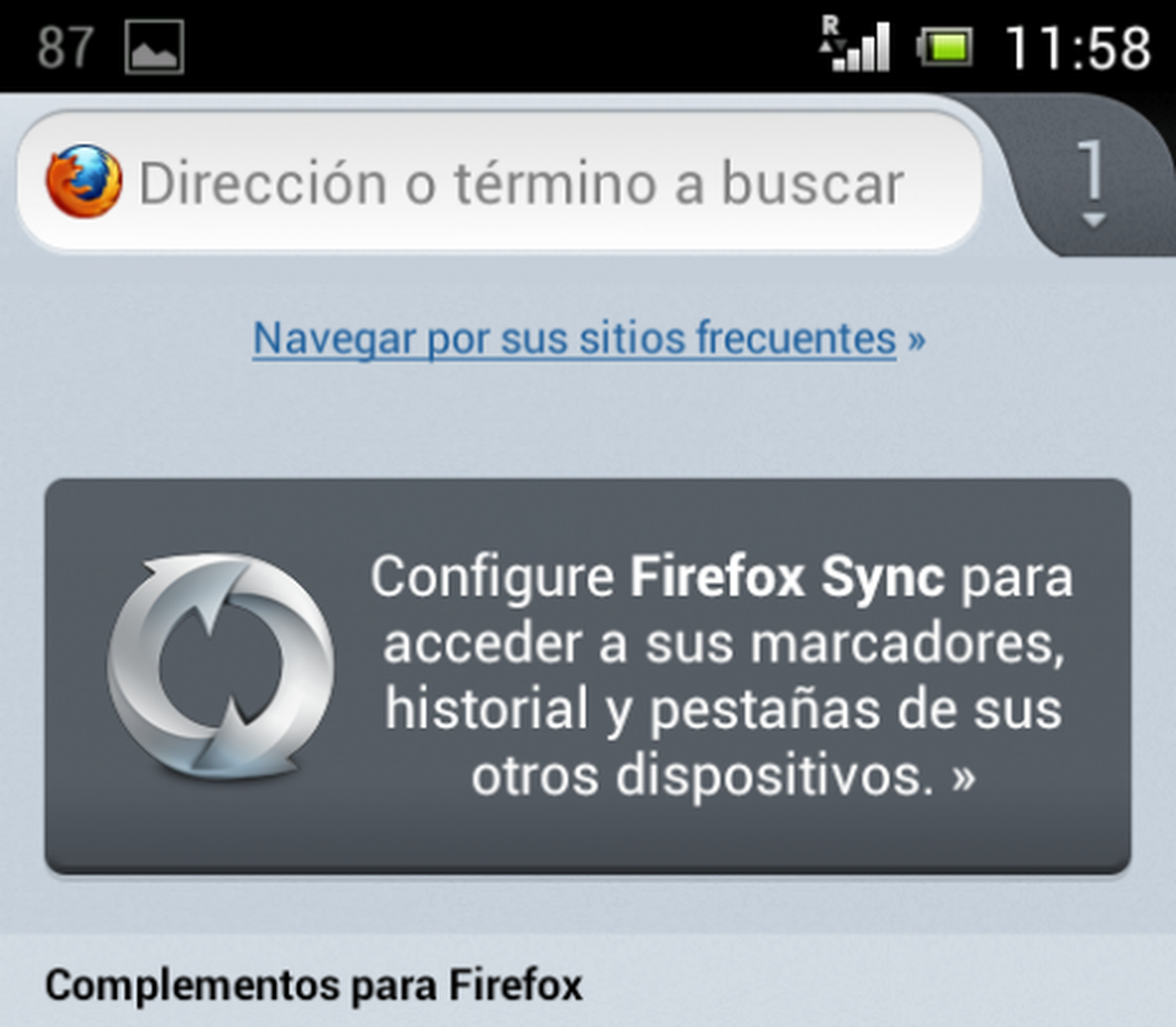 Set up Firefox Sync
