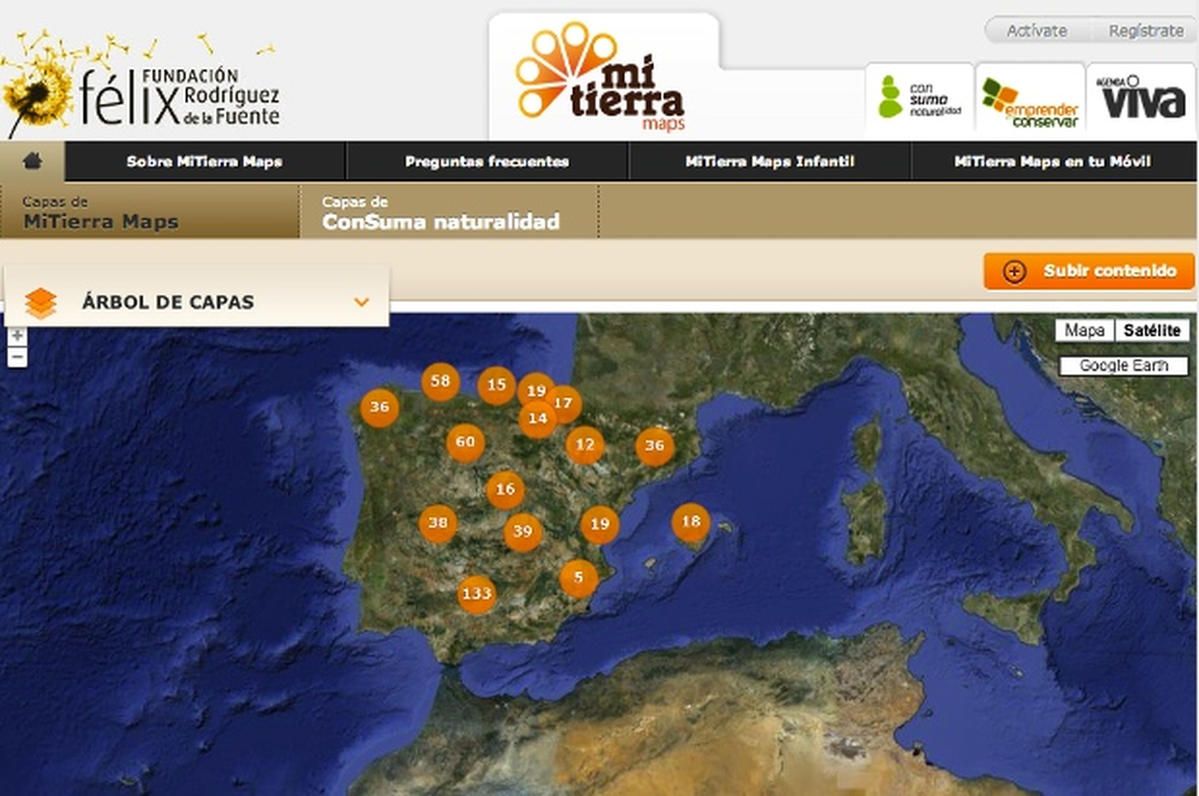MiTIerra Maps, aplicación online con información sobre el mundo rural