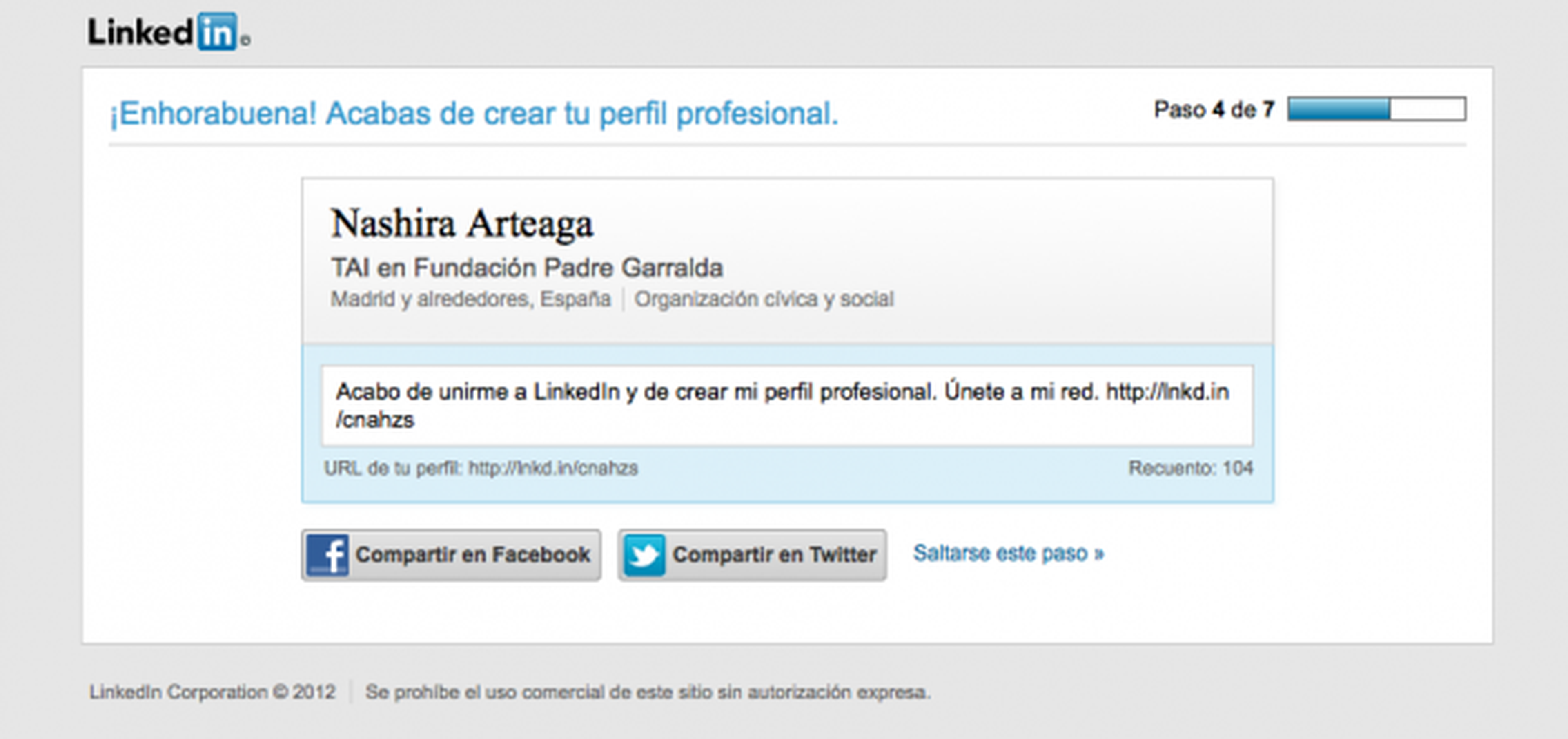 Crea tu perfil profesional en LinkedIn