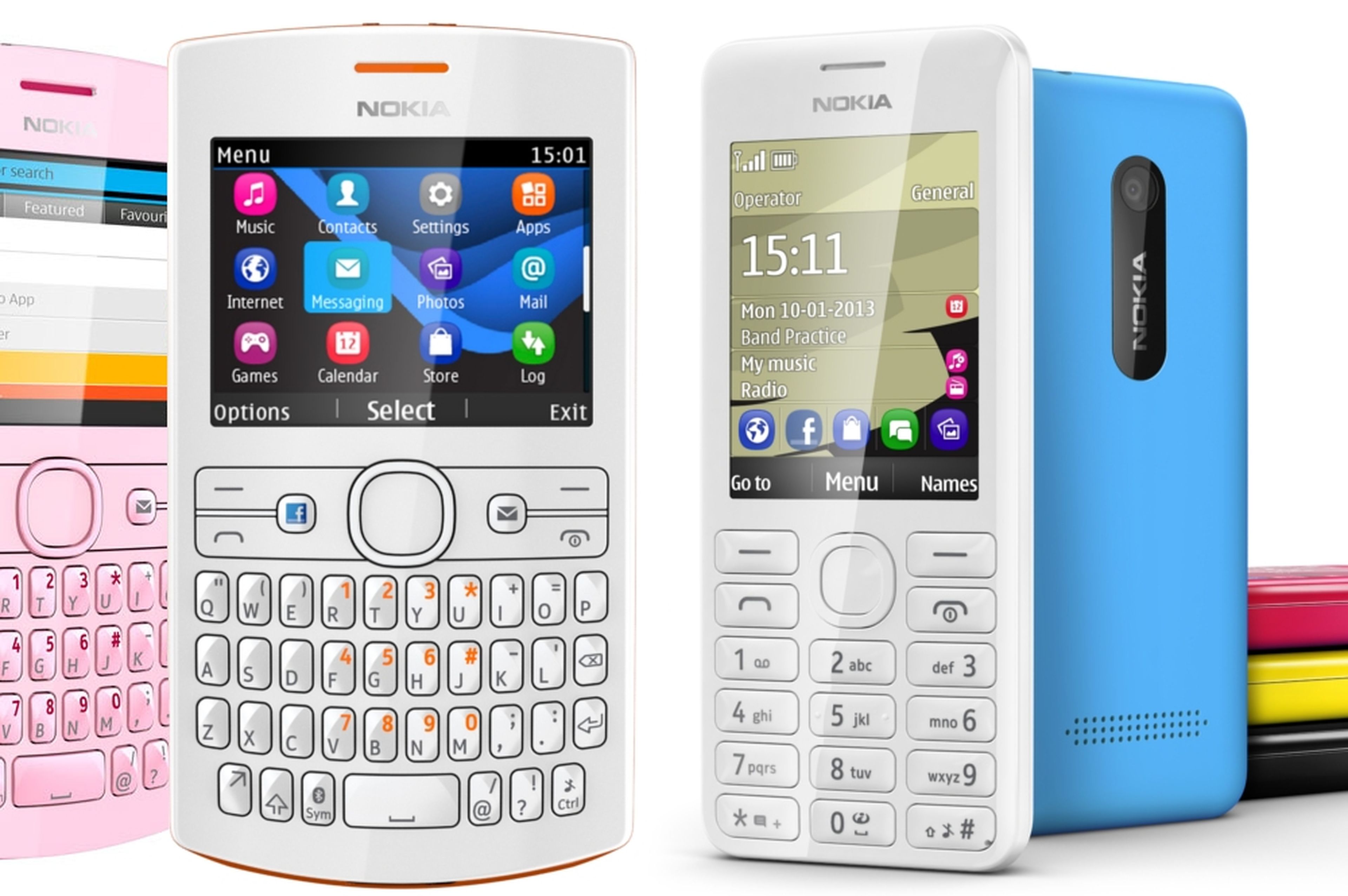 Nokia 206 y Nokia Asha 205