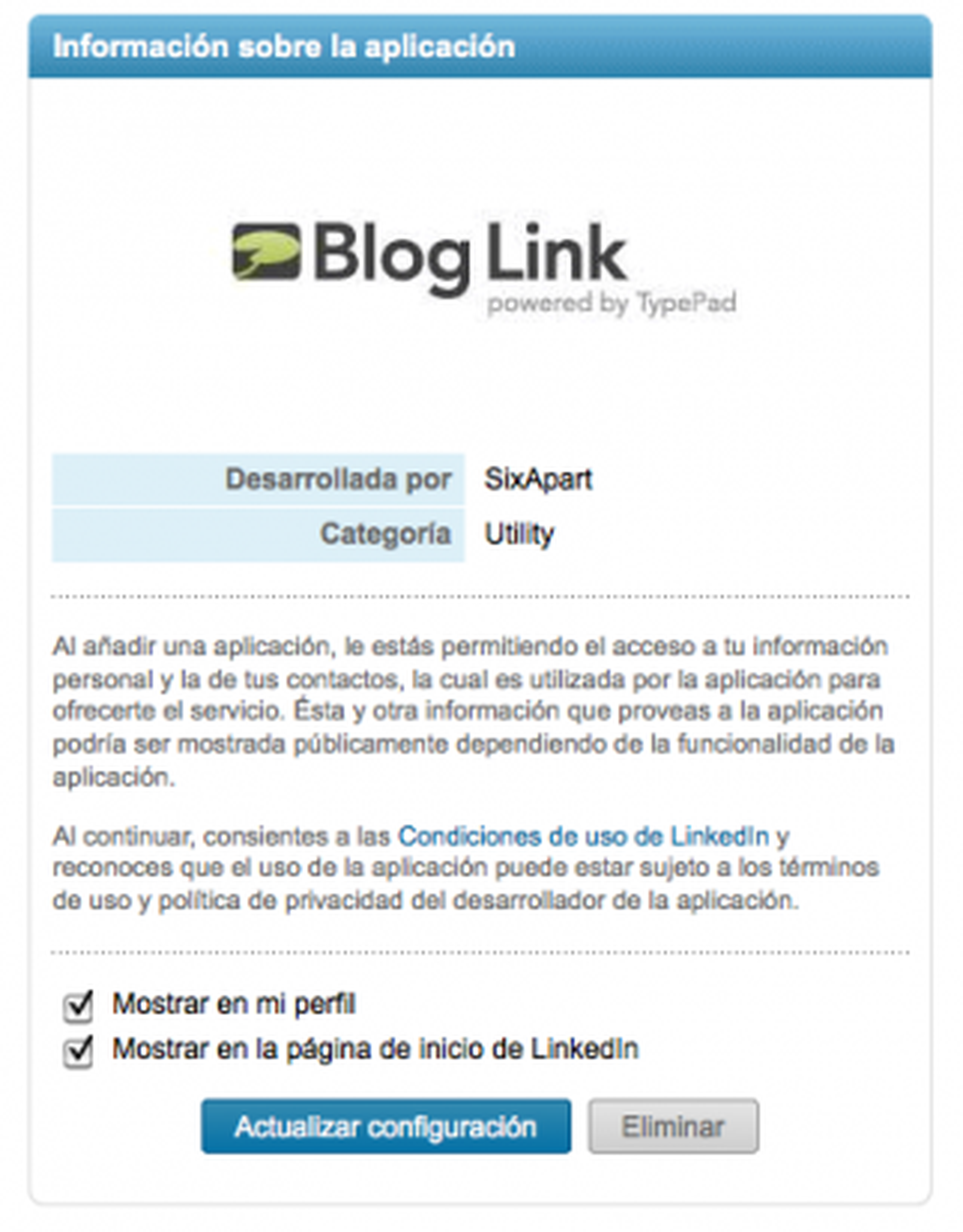Promociona tu blog o web en LinkedIn