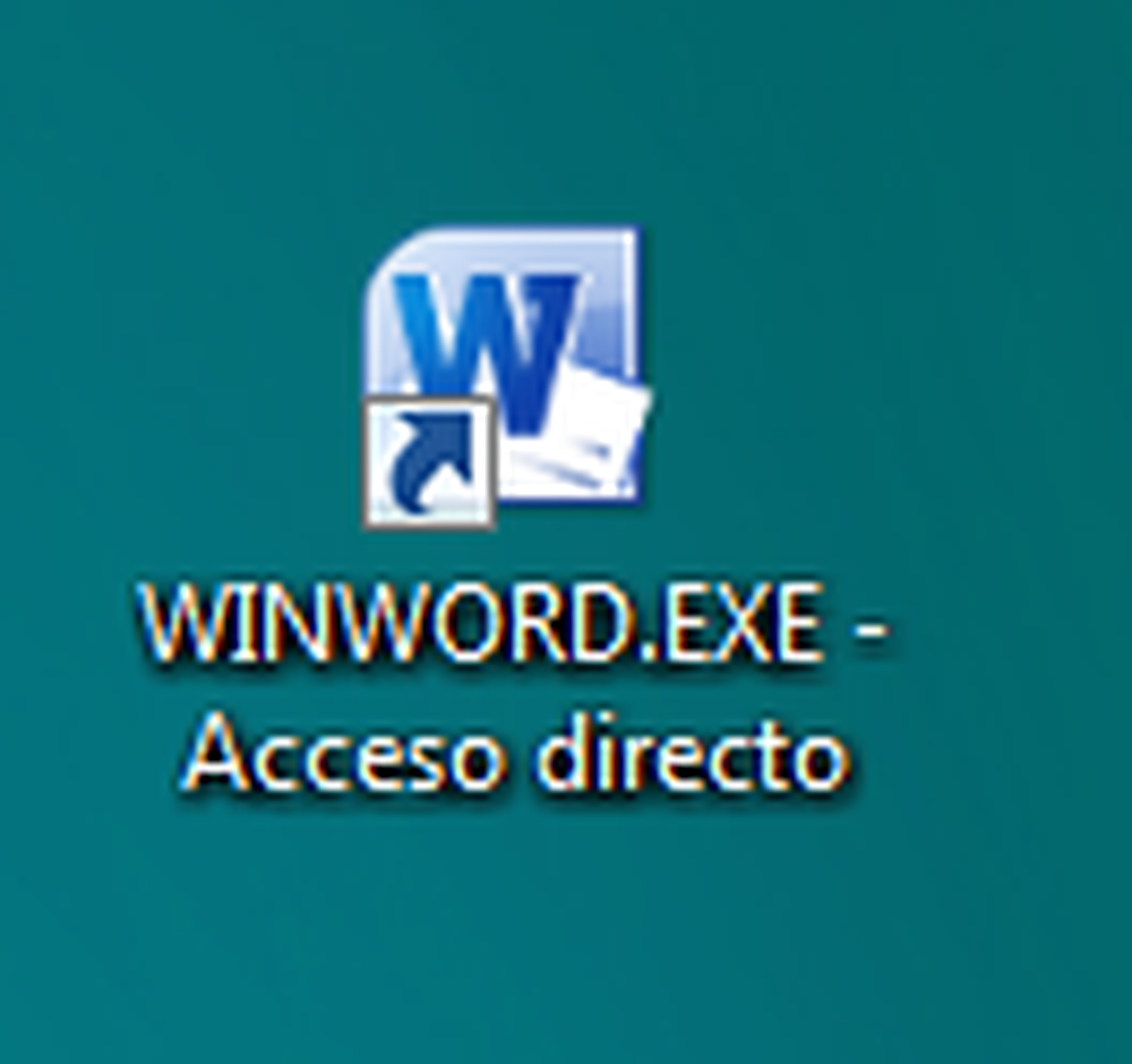 Acceso directo a Word