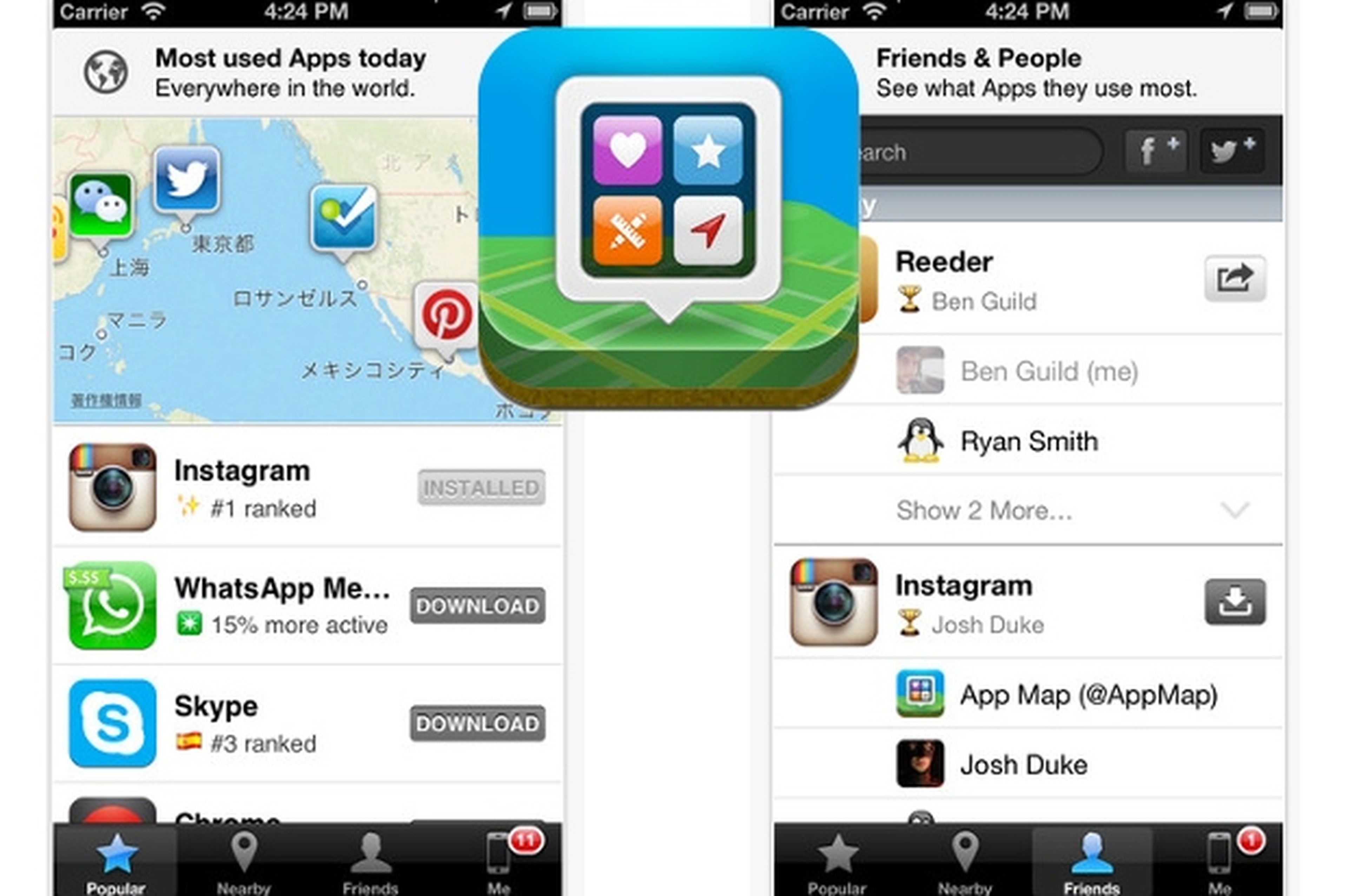 Mapa de Apps: descubre las apps más utilizadas