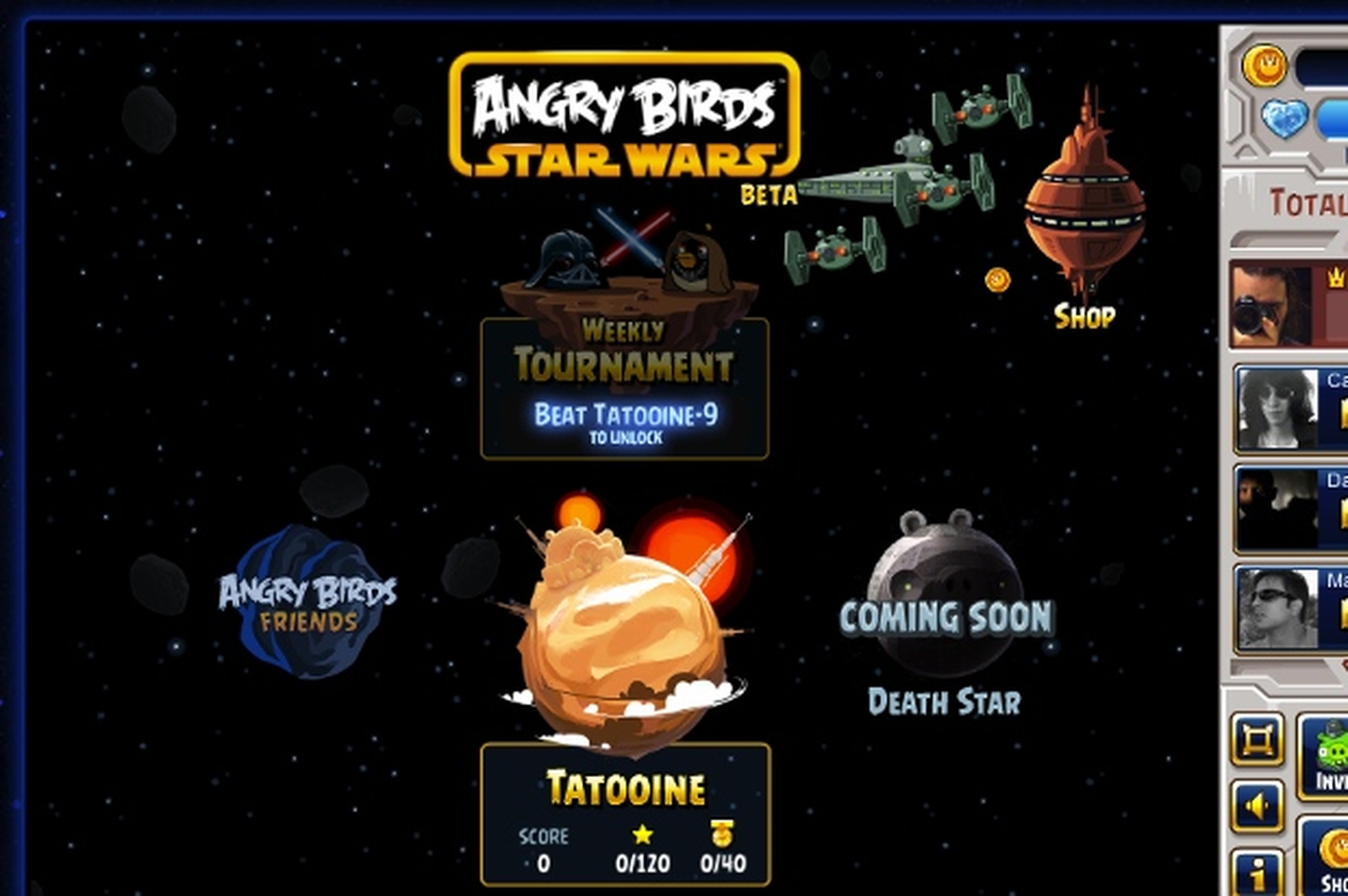 Angry Birds Star Wars ya está en Facebook
