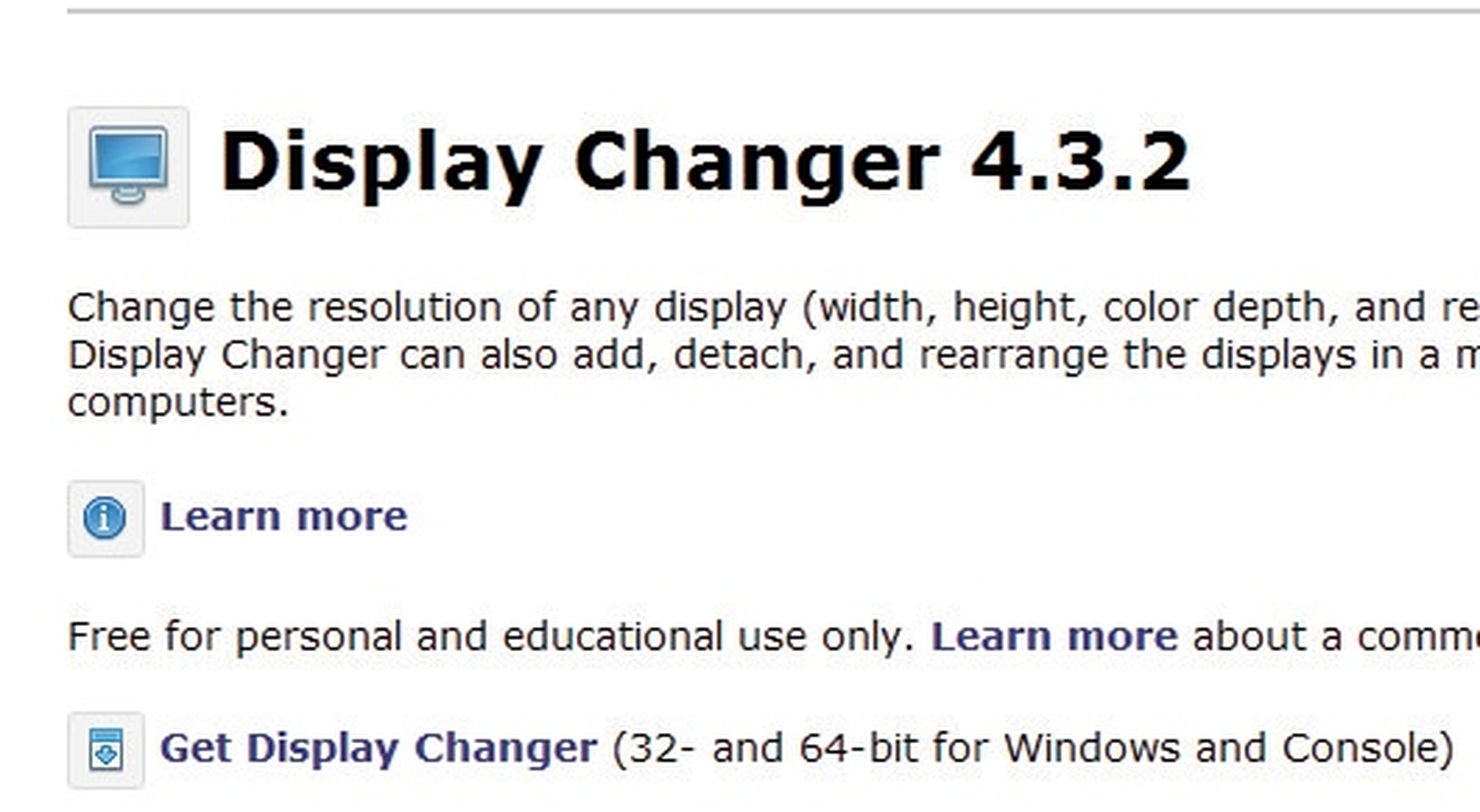 Icono de descarga de Display Changer