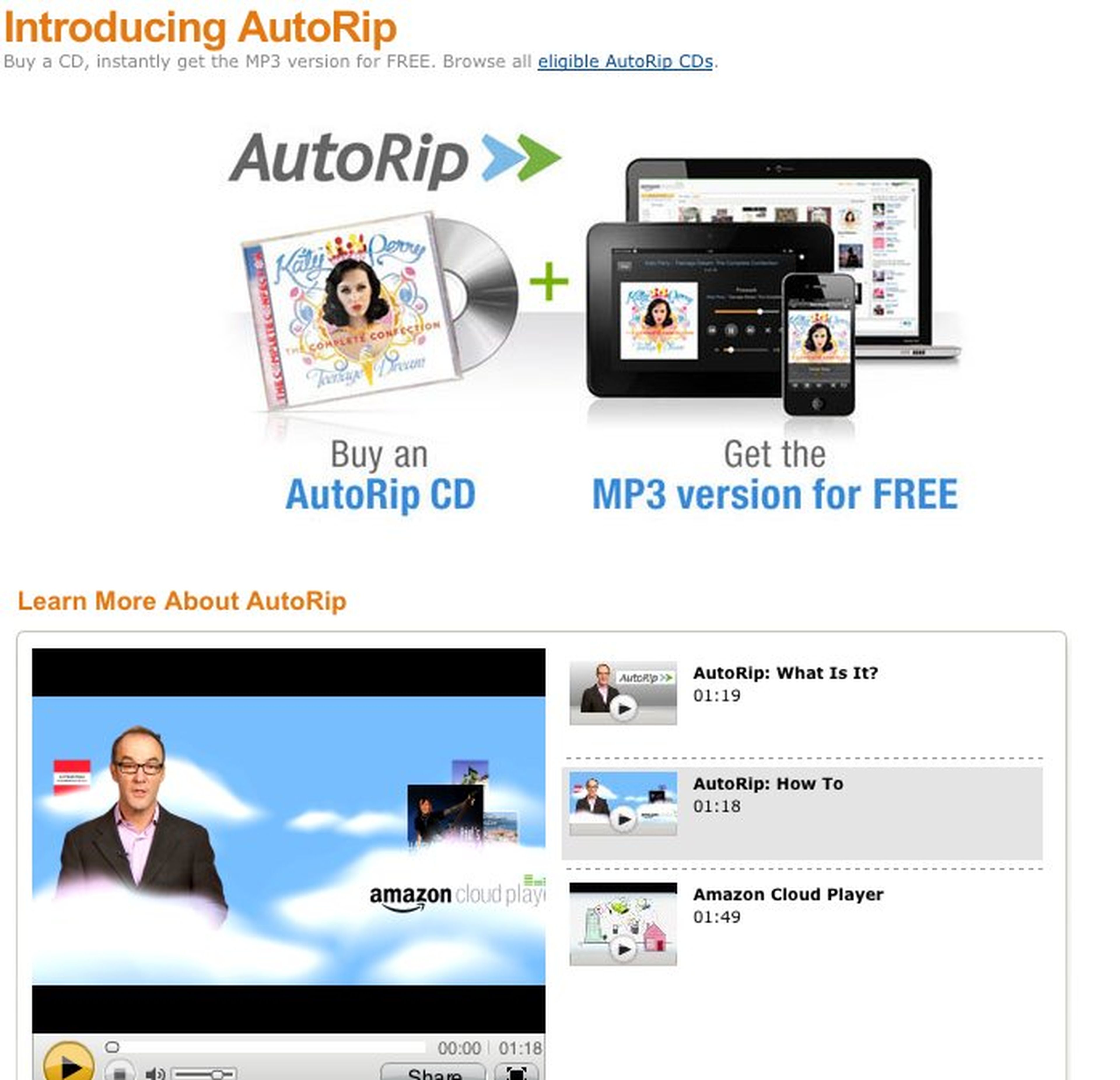 AutoRip descarga musica digital Amazon
