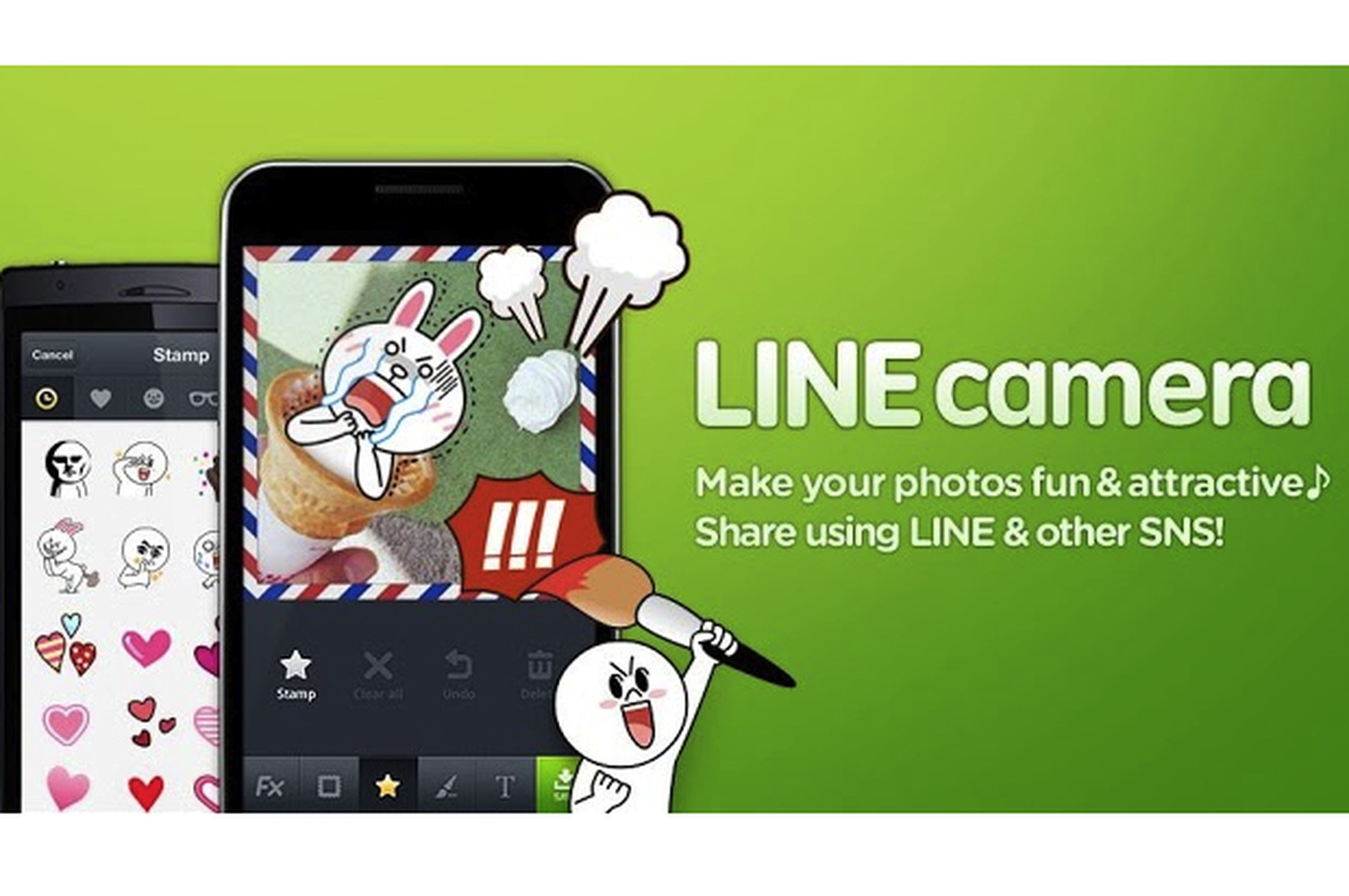 Haz fotos con LINE Camera