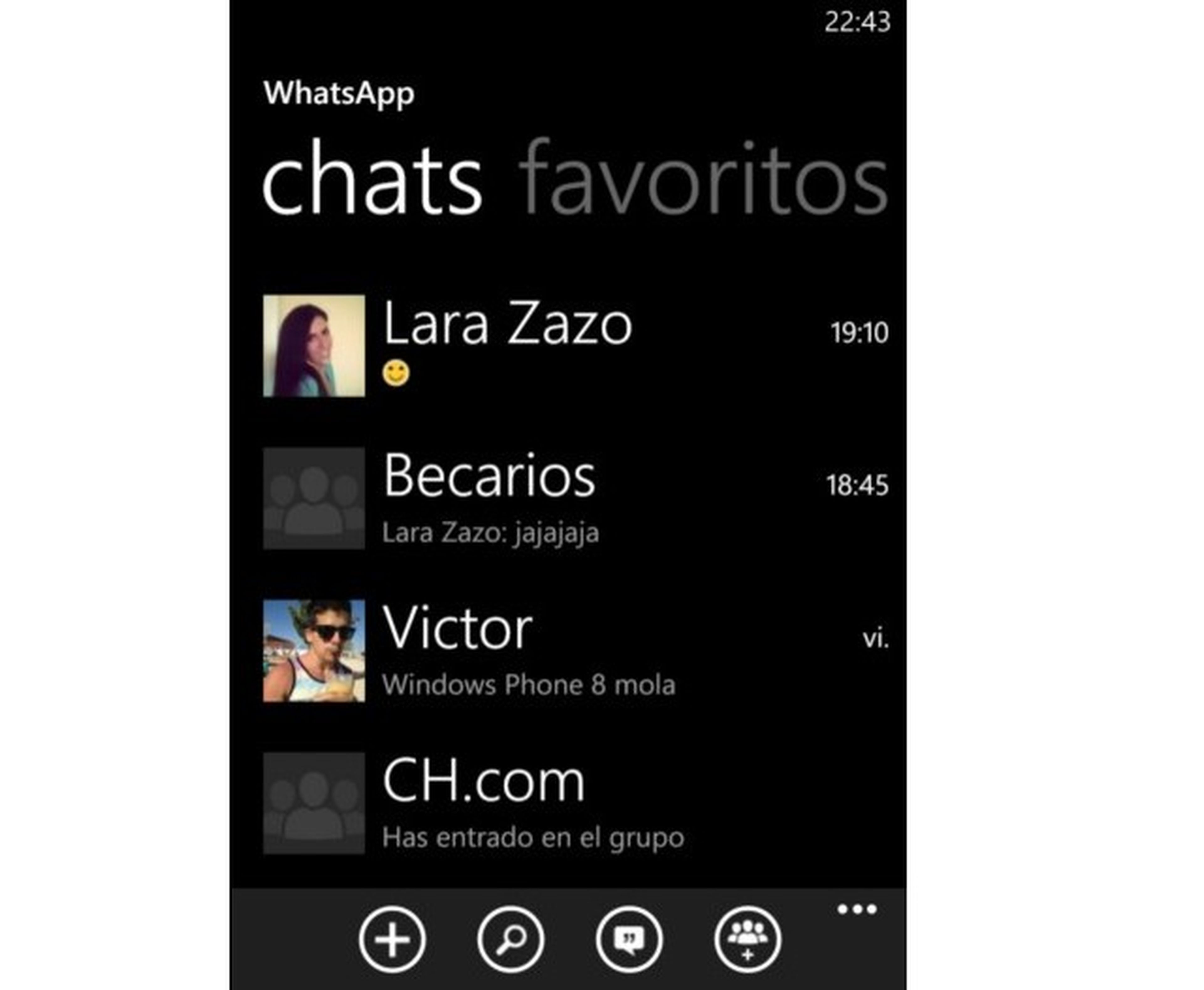 whatsapp app windows phone