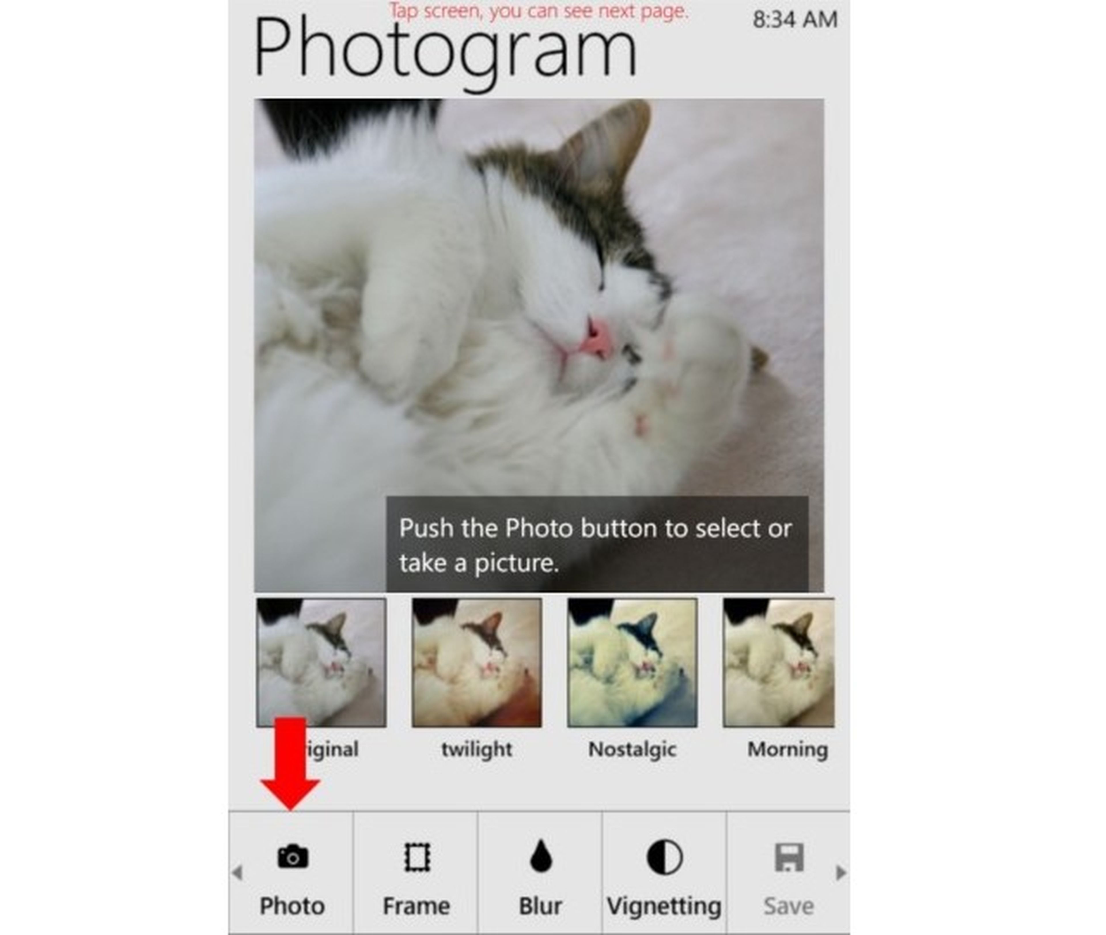 Photogram App Windows Phone
