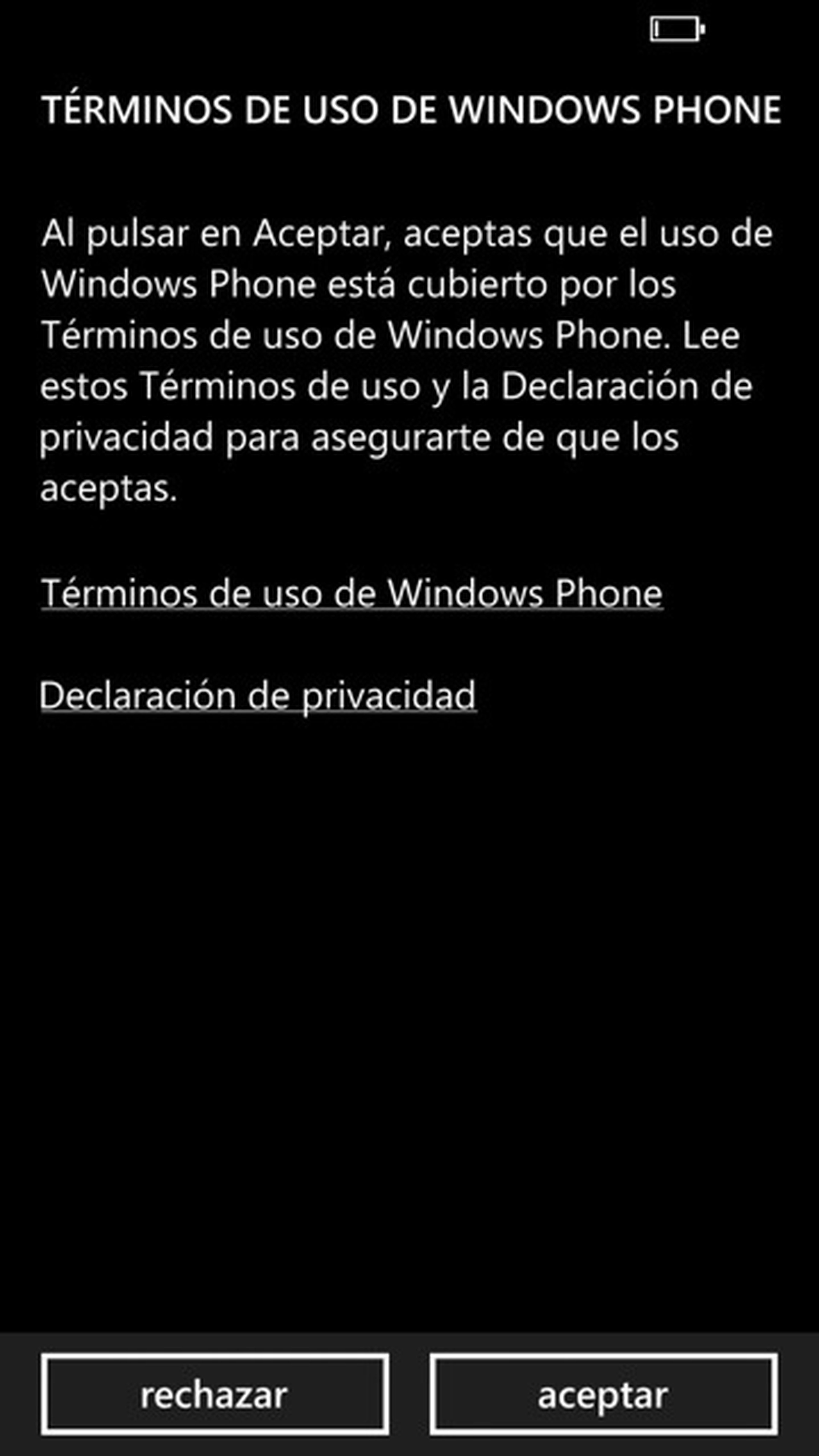 configuracion windows phone 8