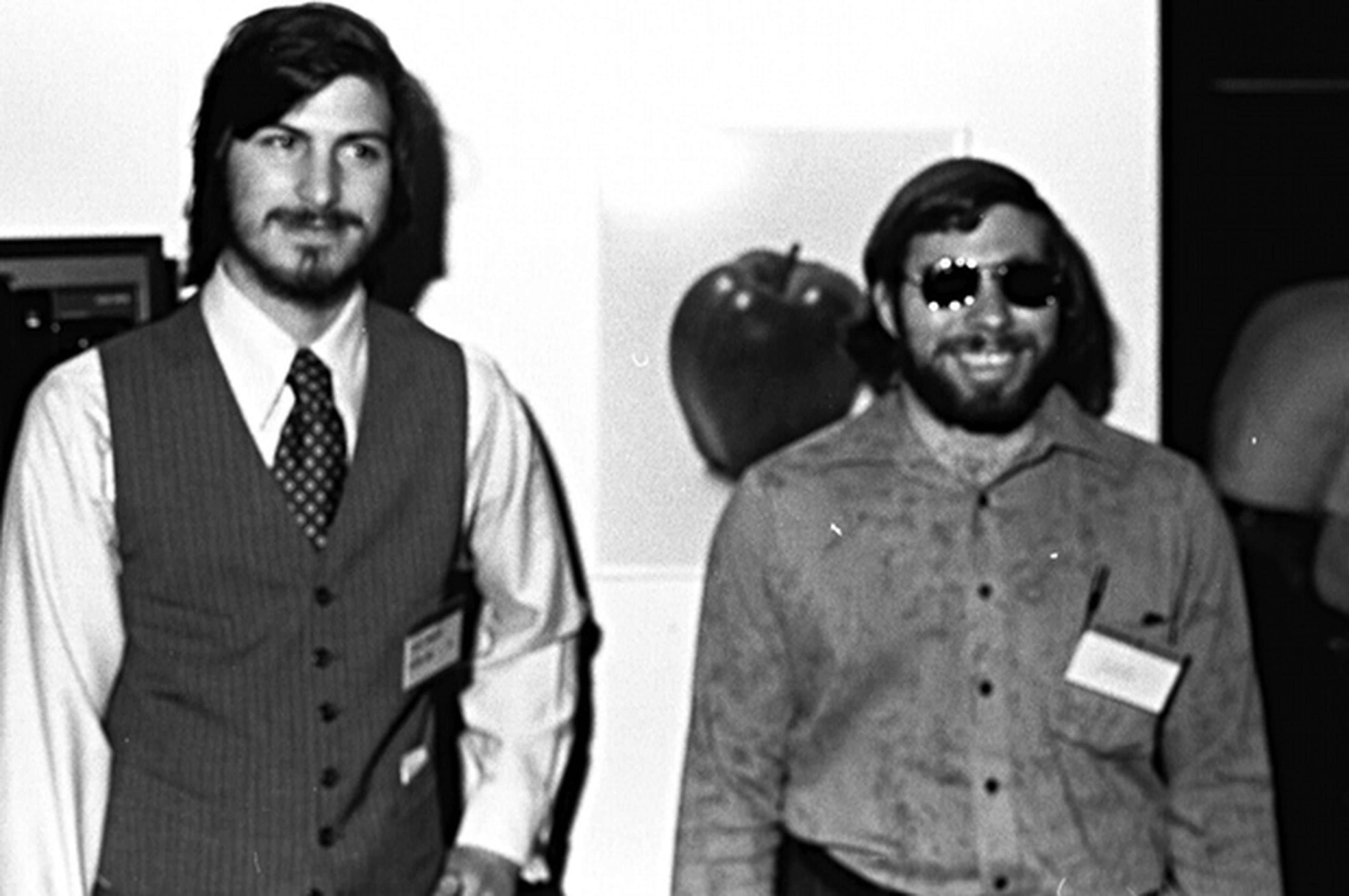 Steve Wozniak y Steve Jobs juntos en los primeros tiempos de Apple