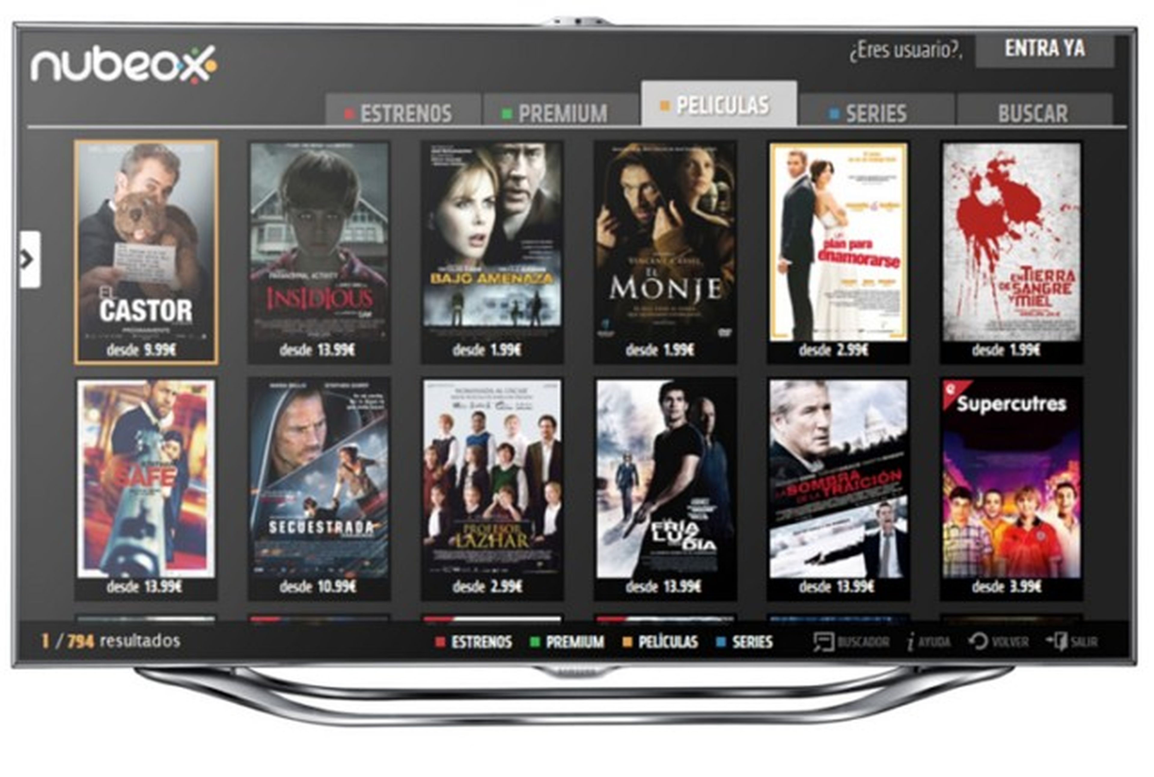 Nubeox en Samsung Apps para Smart TV