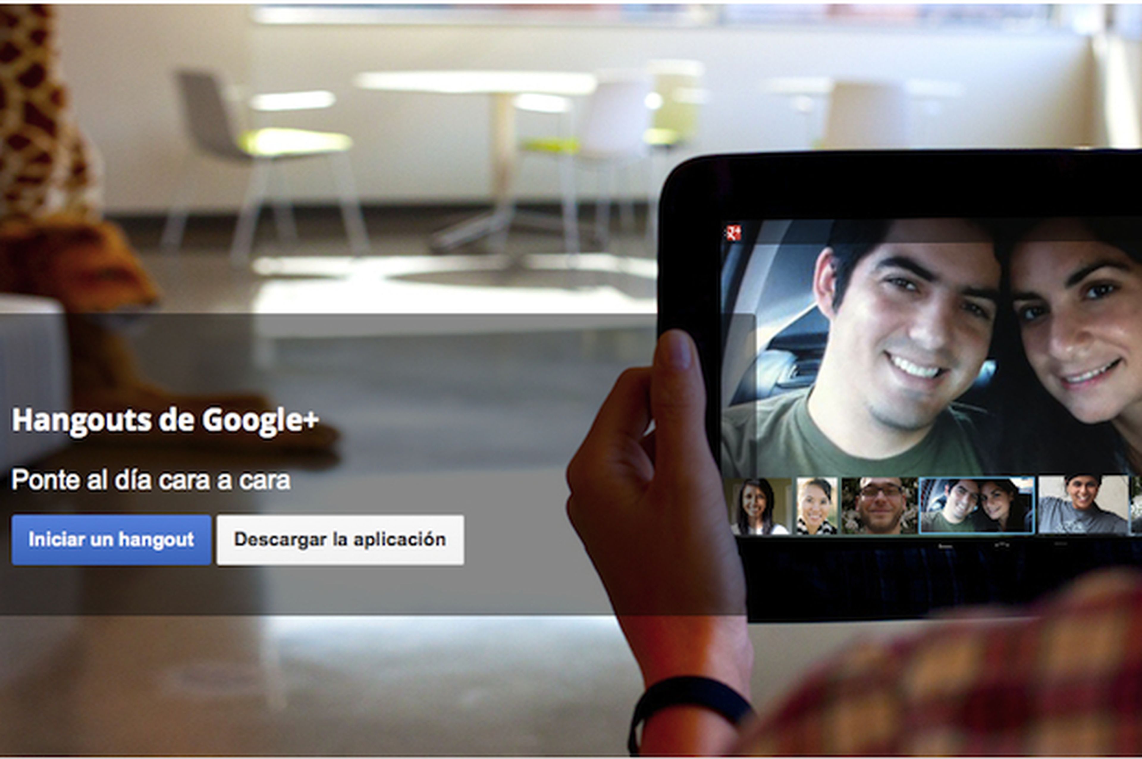 Inicia una videoconferencia en Google Plus con Hangouts