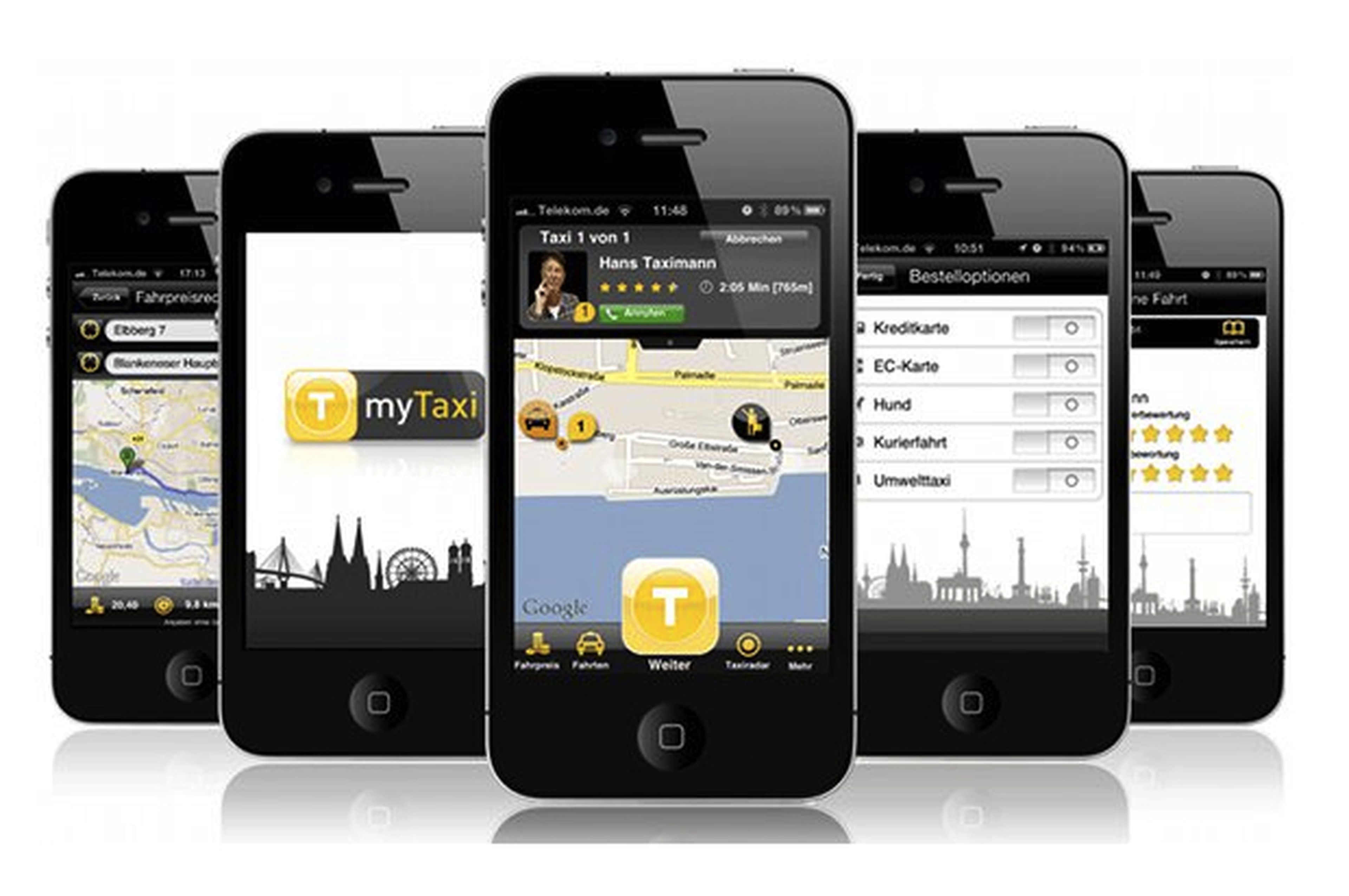 Pide un taxi desde tu smartphone con la app MyTaxi