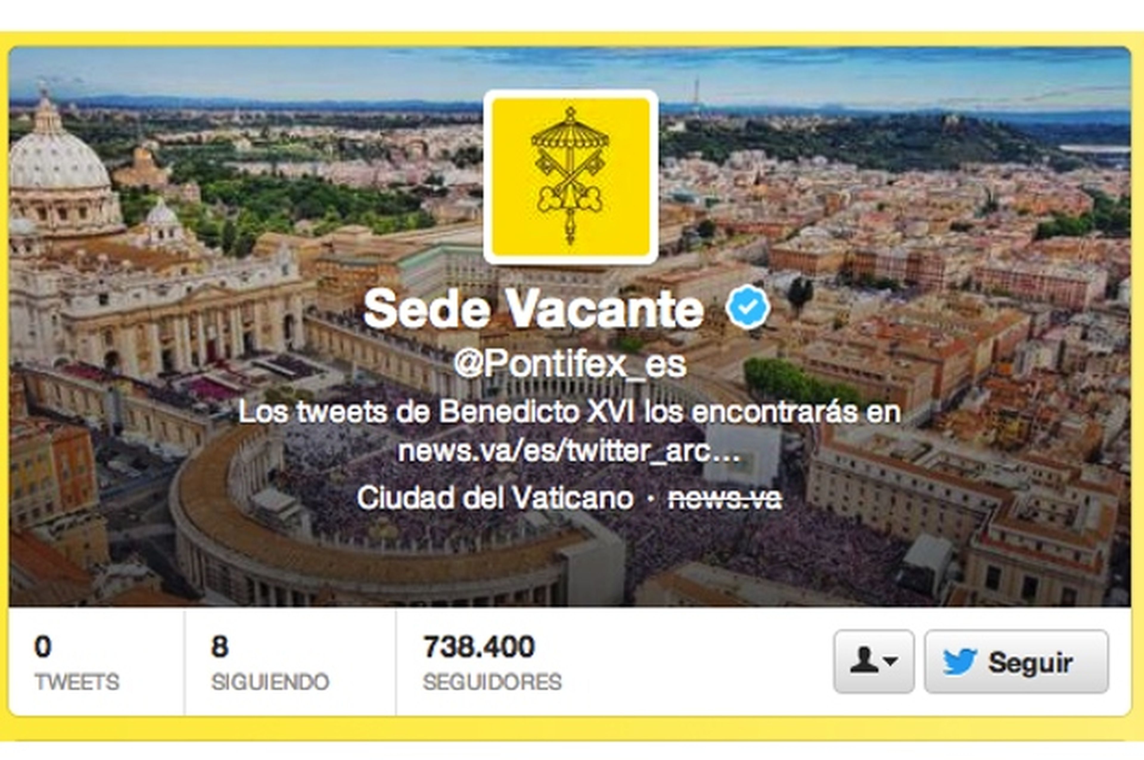 El Papa cierra su cuenta de Twitter (y se retira)