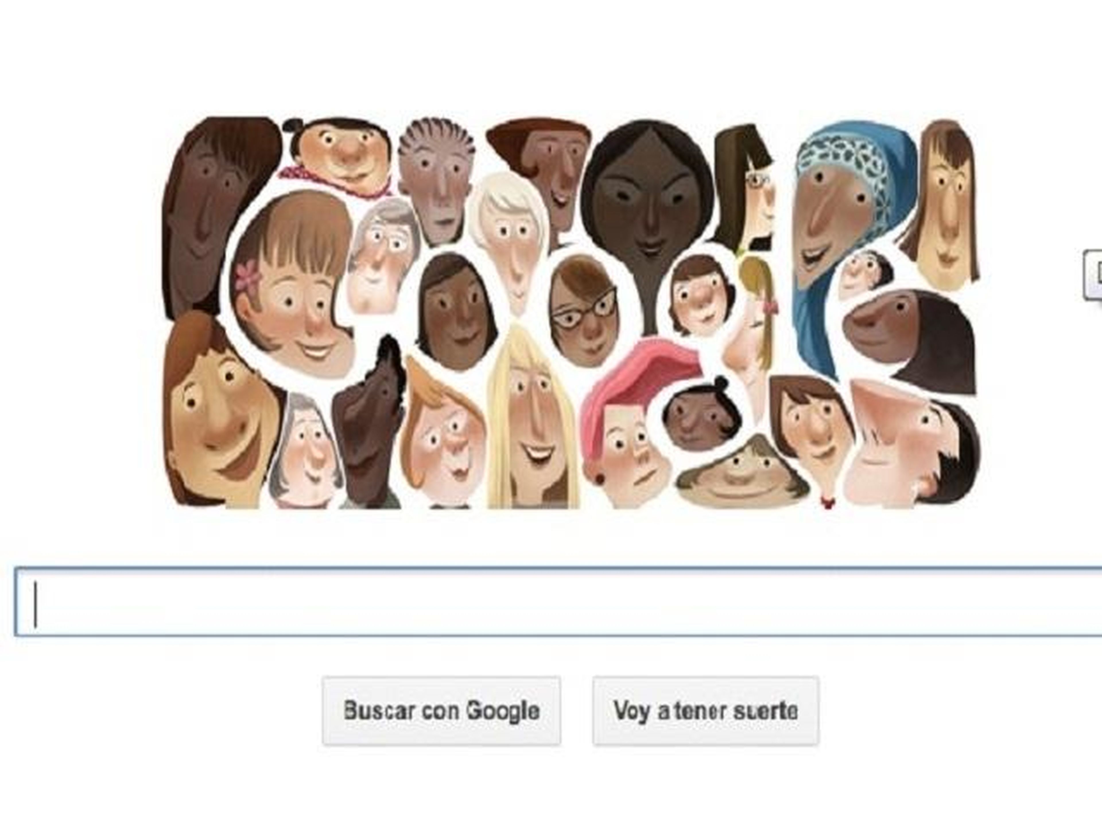doodle google día de la mujer 2013