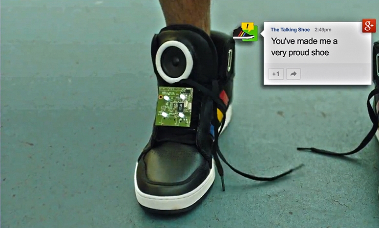 Google Talking Shoes las nuevas zapatillas inteligentes