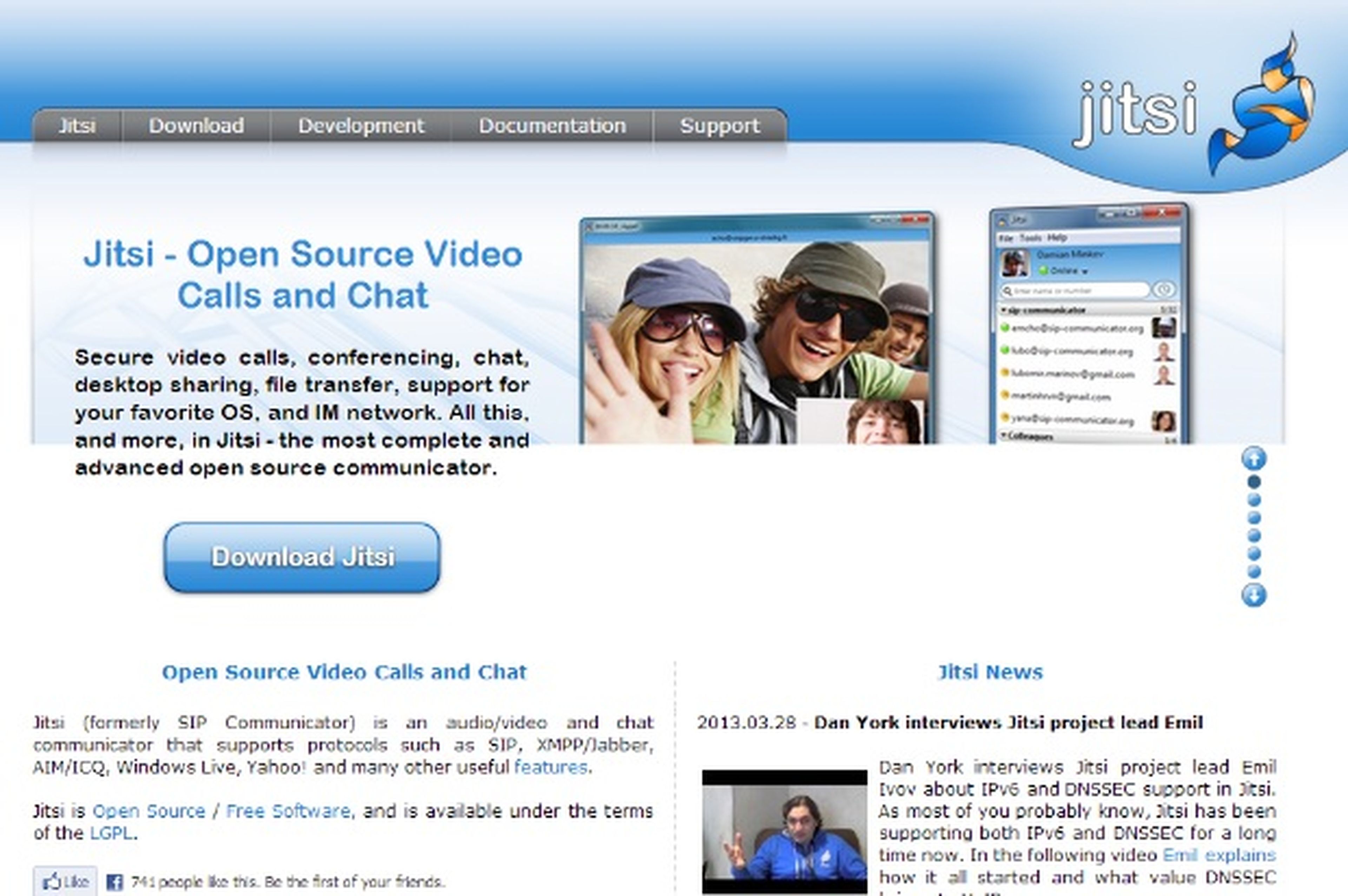 Jitsi, la alternativa libre a Skype