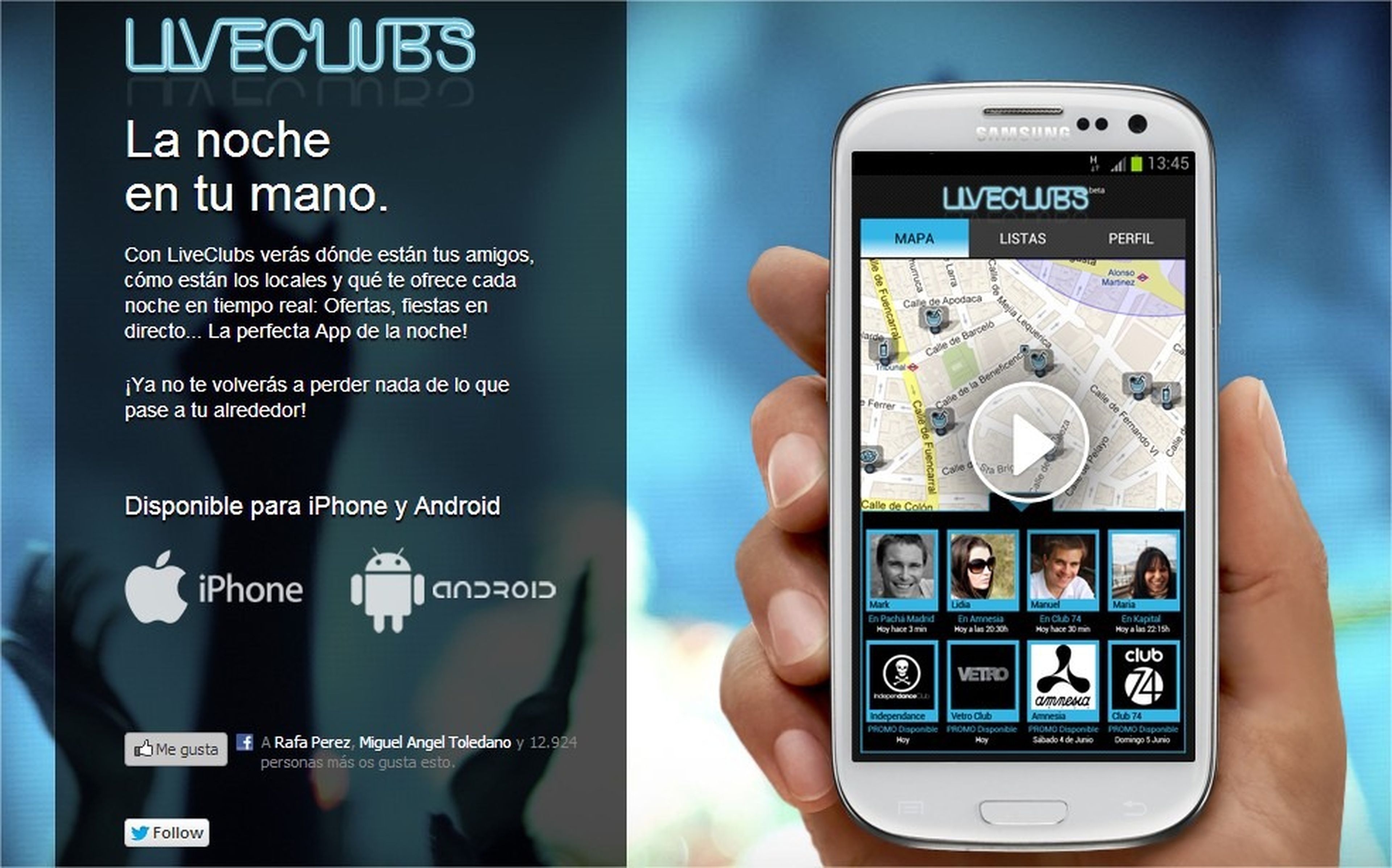 Liveclubs App