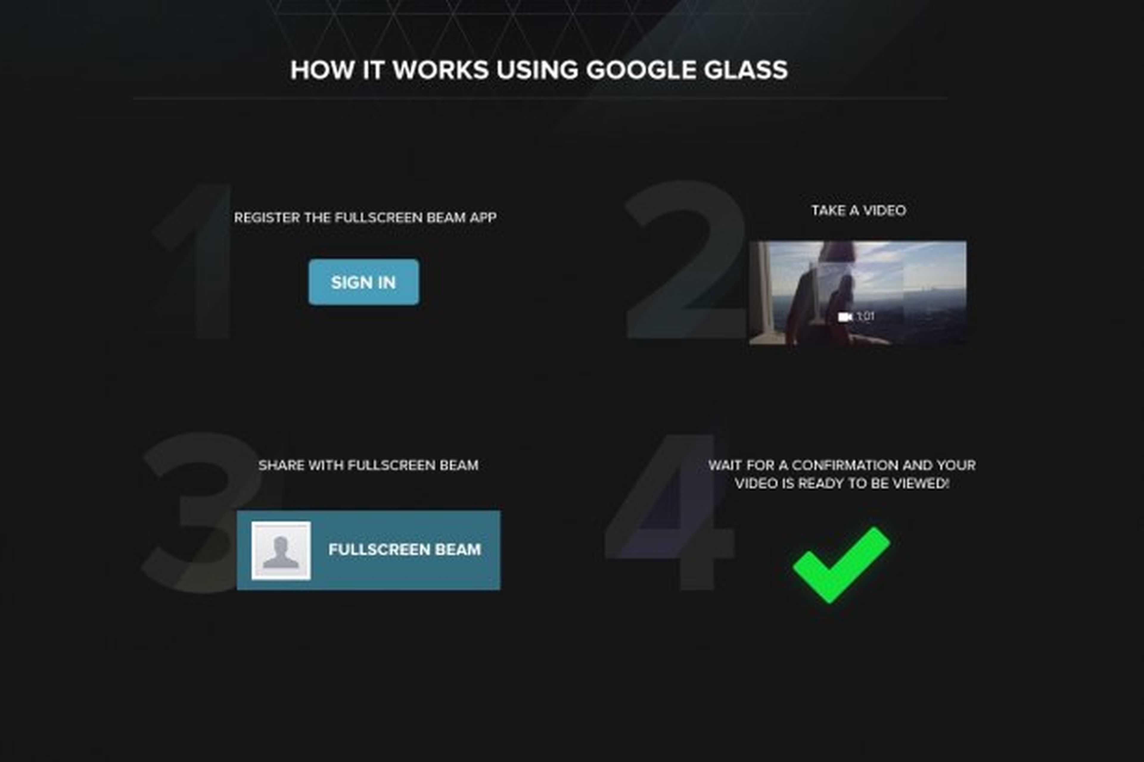 Beam, una app especial para subir vídeos con Google Glass