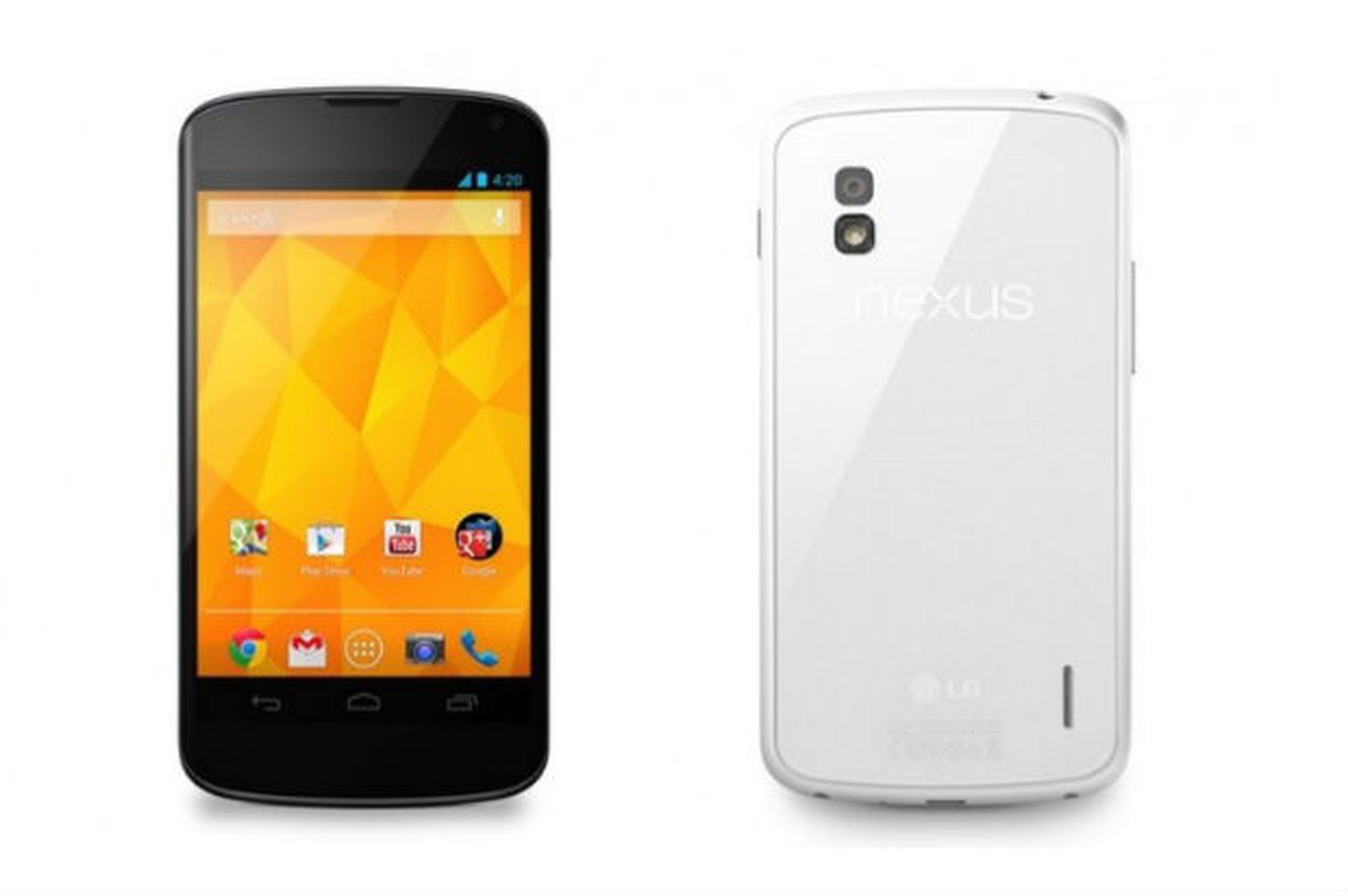 Nexus 4 en blanco