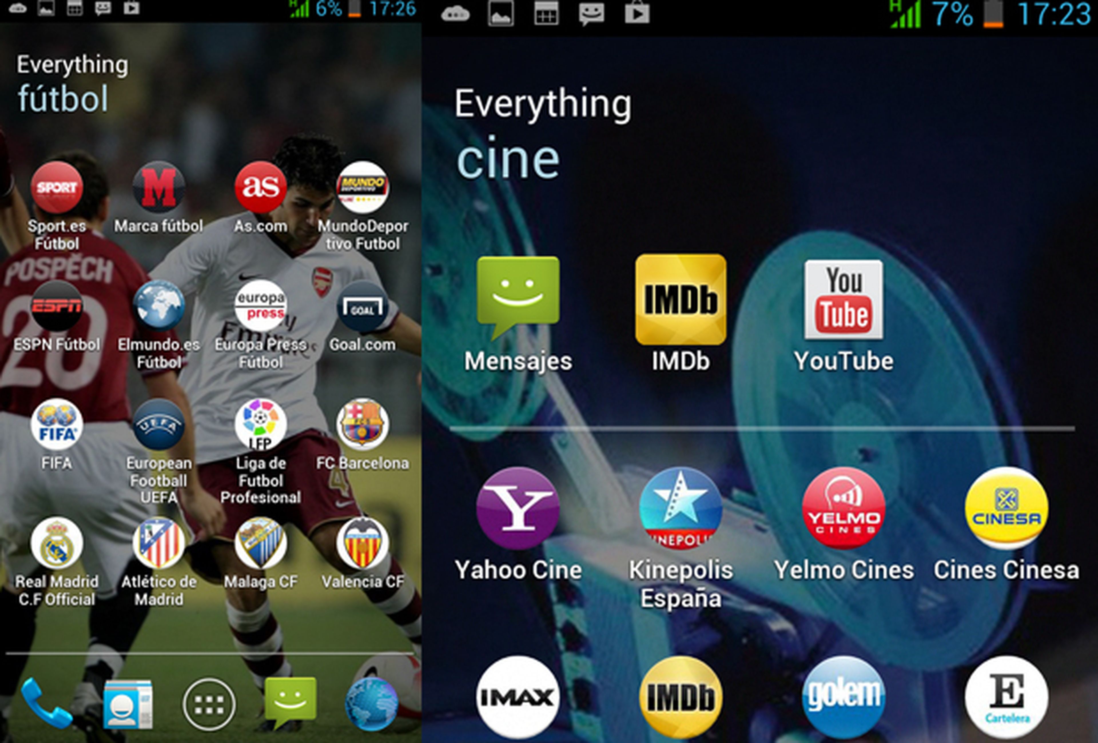 everything.me launcher para android
