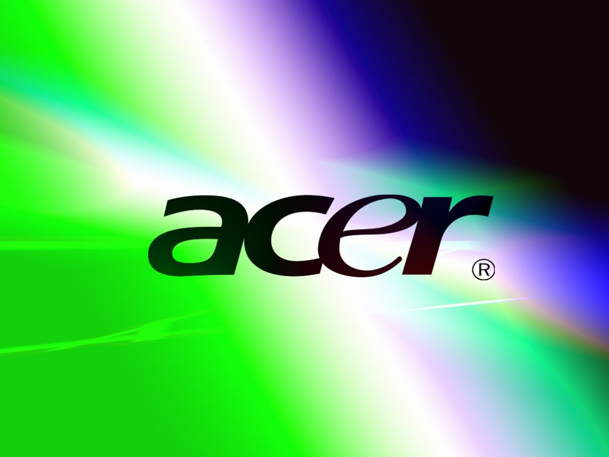 Надпись Acer