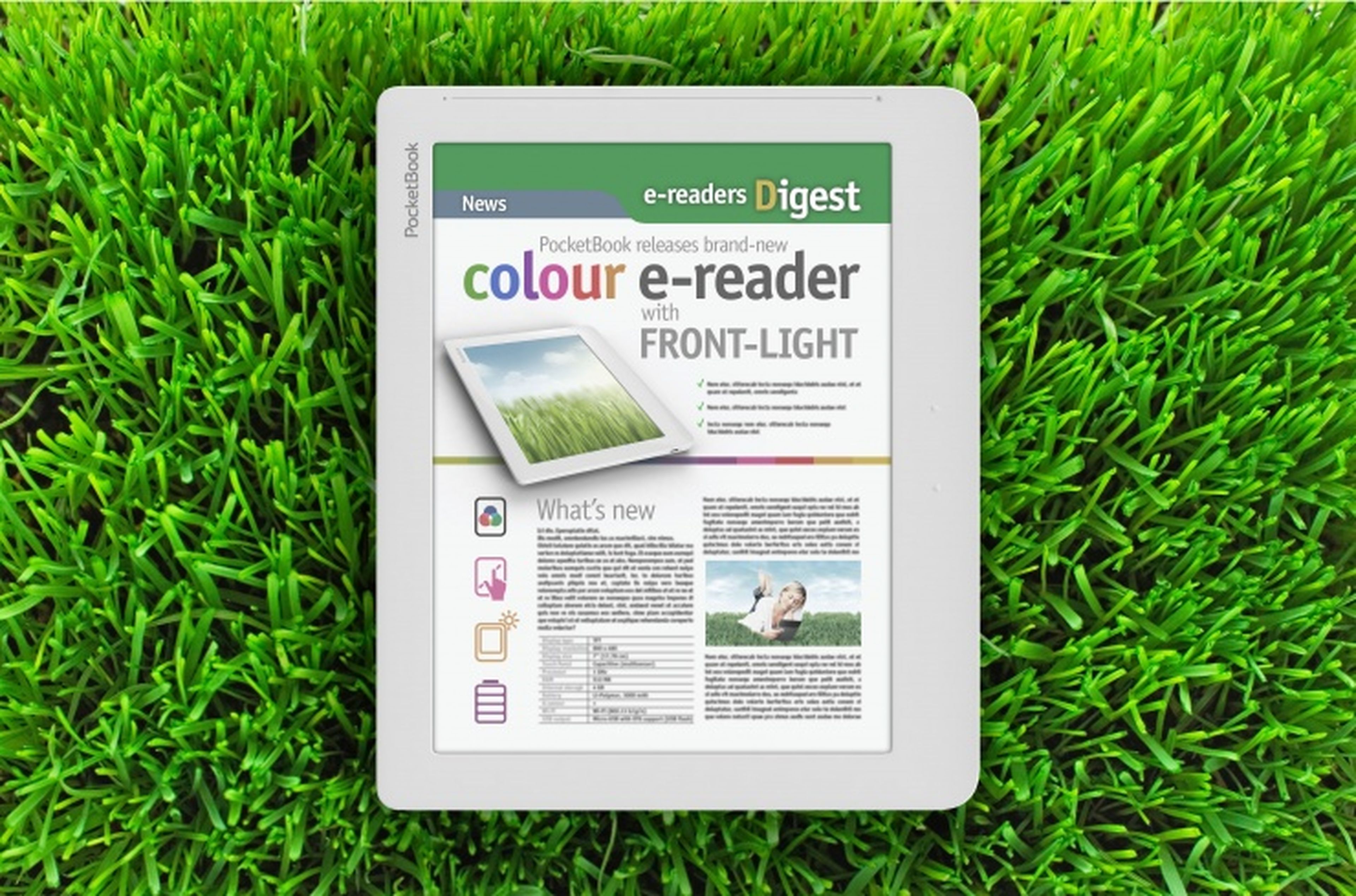 PocketBook Color Lux, un e-reader a color con luz