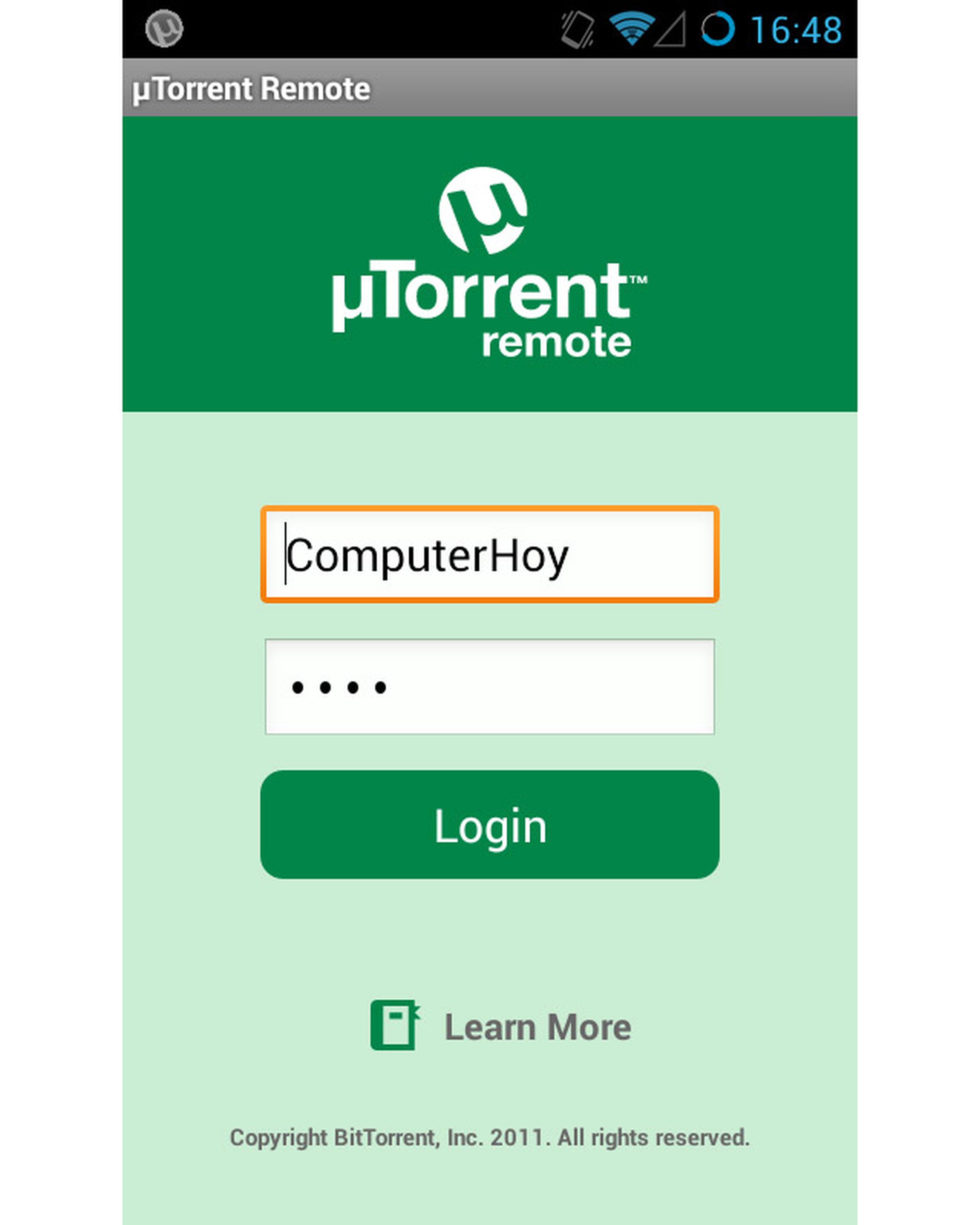 Instala uTorrent Remote en tu Android