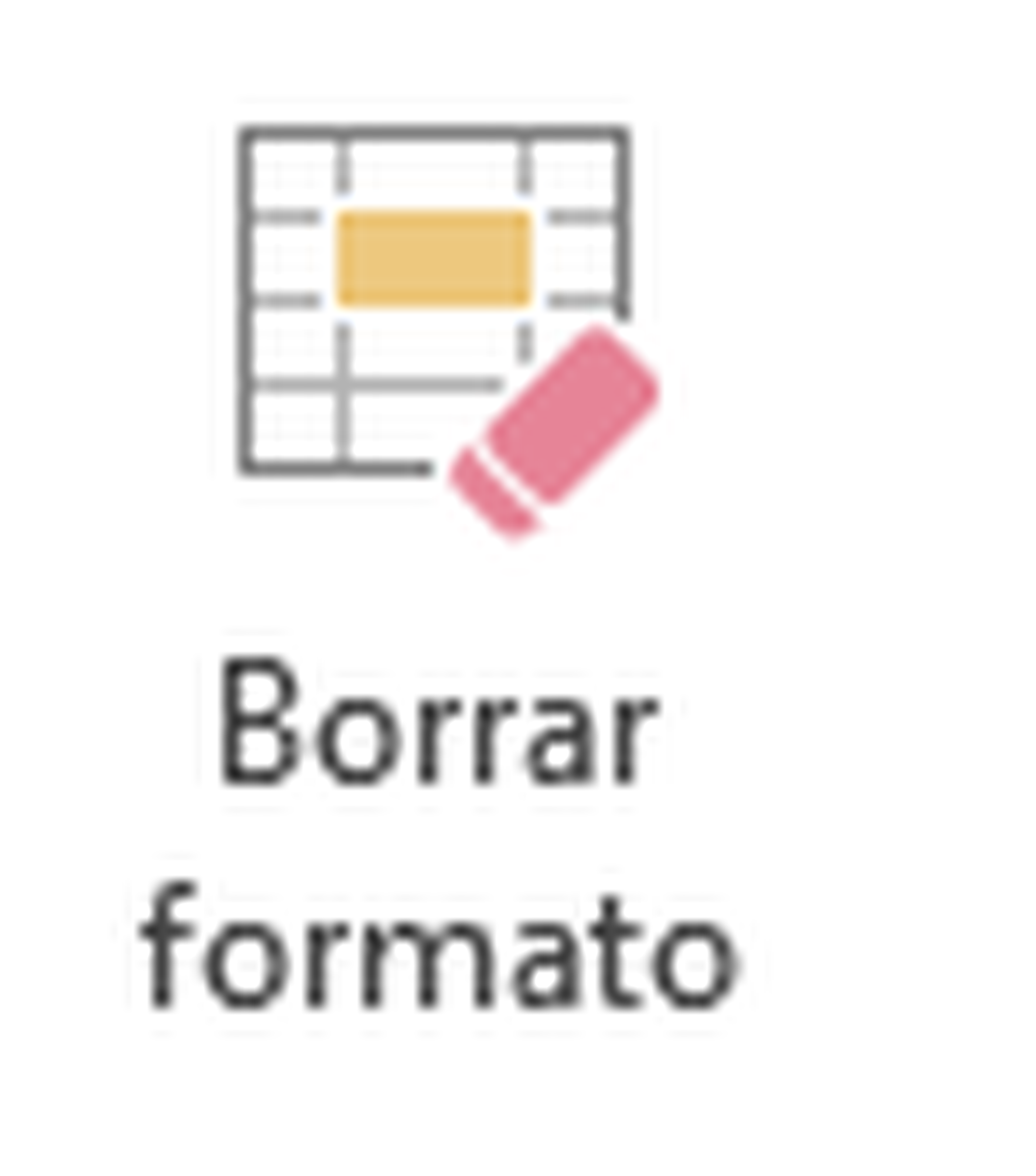 Borrar formato