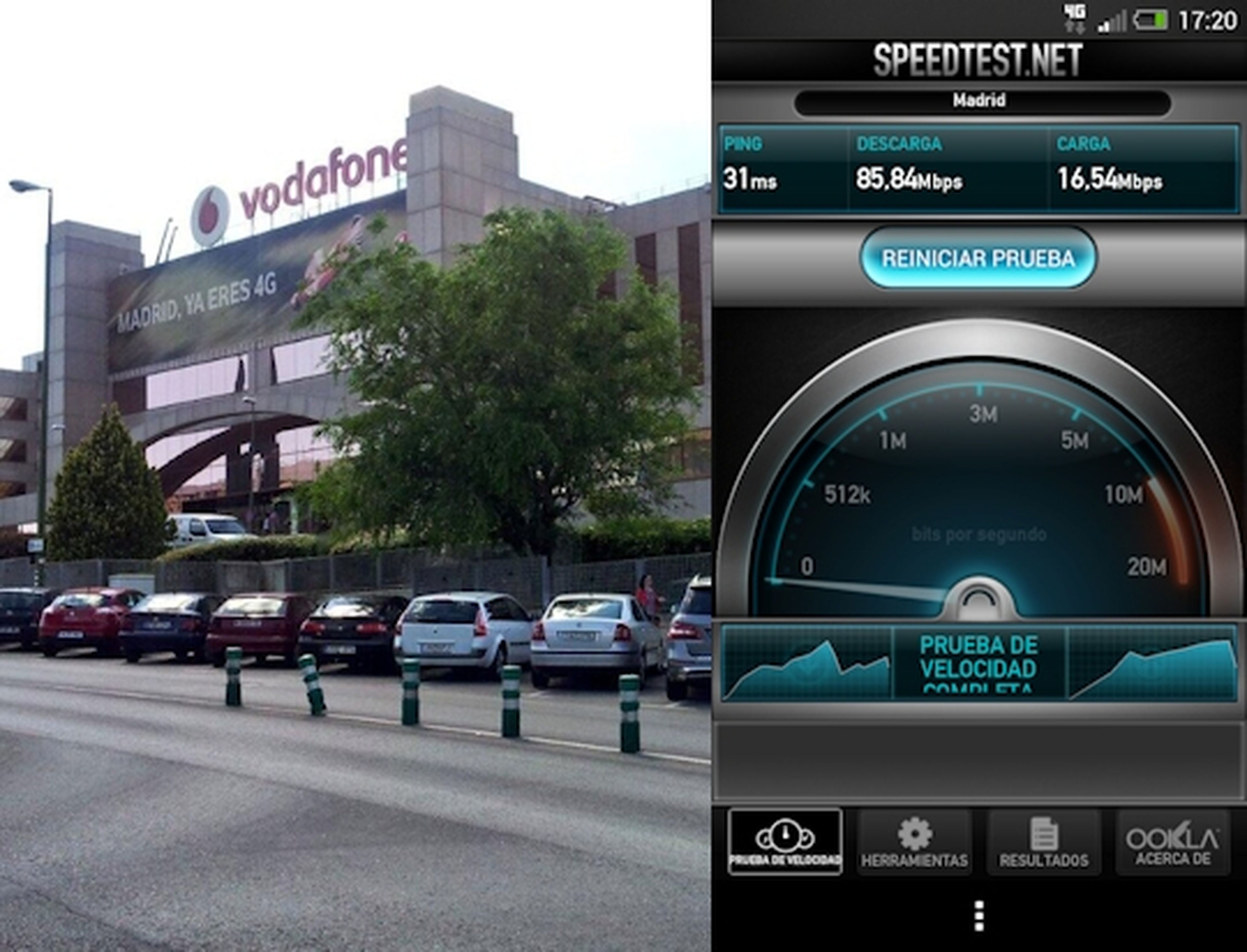 En busca del 4G de Vodafone: test de velocidad y cobertura