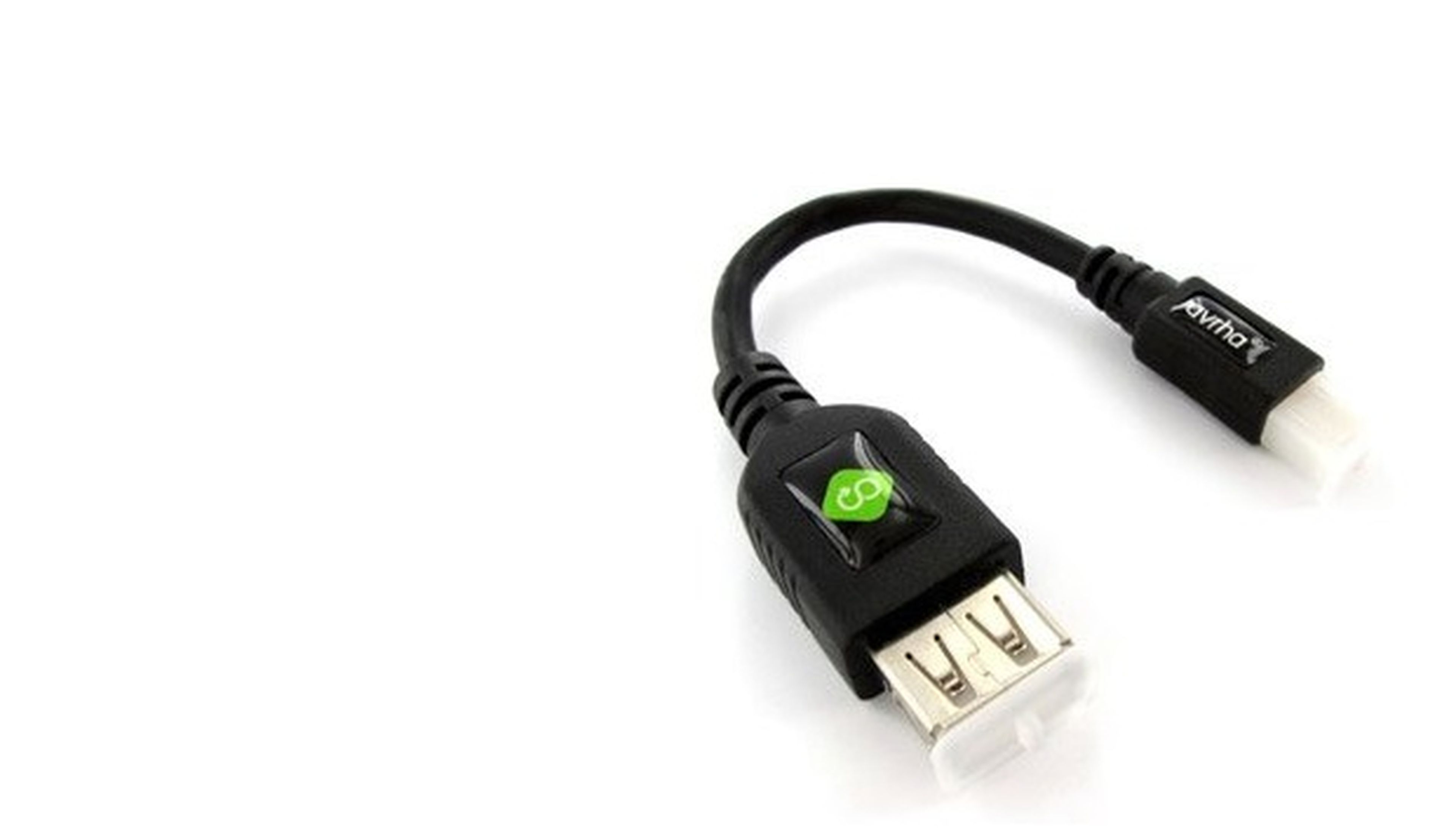 Usa un cable USB OTG para conectar dispositivos USB a tu smartphone o tablet