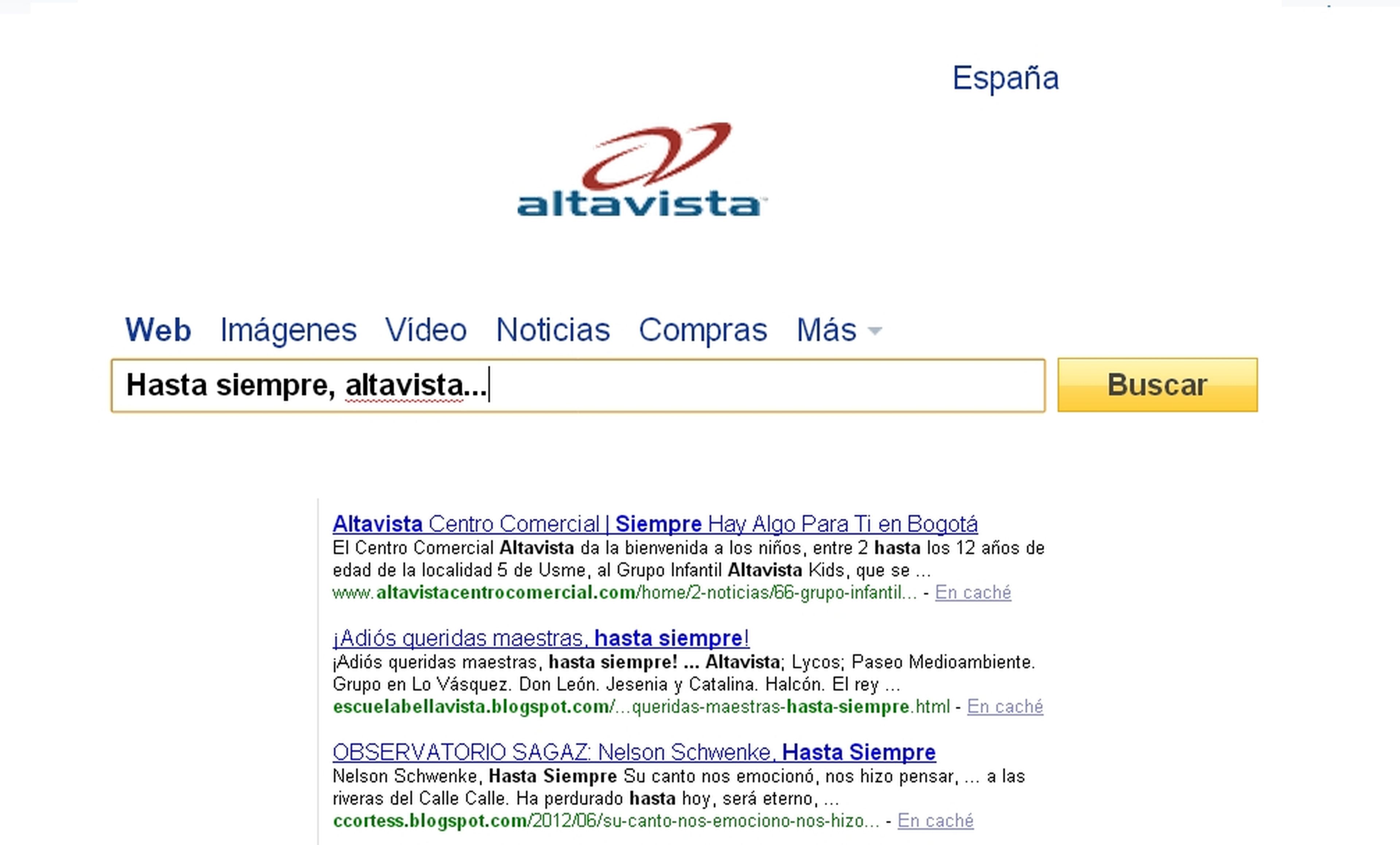 Altavista y otros once servicios de Yahoo! cierran sus puertas