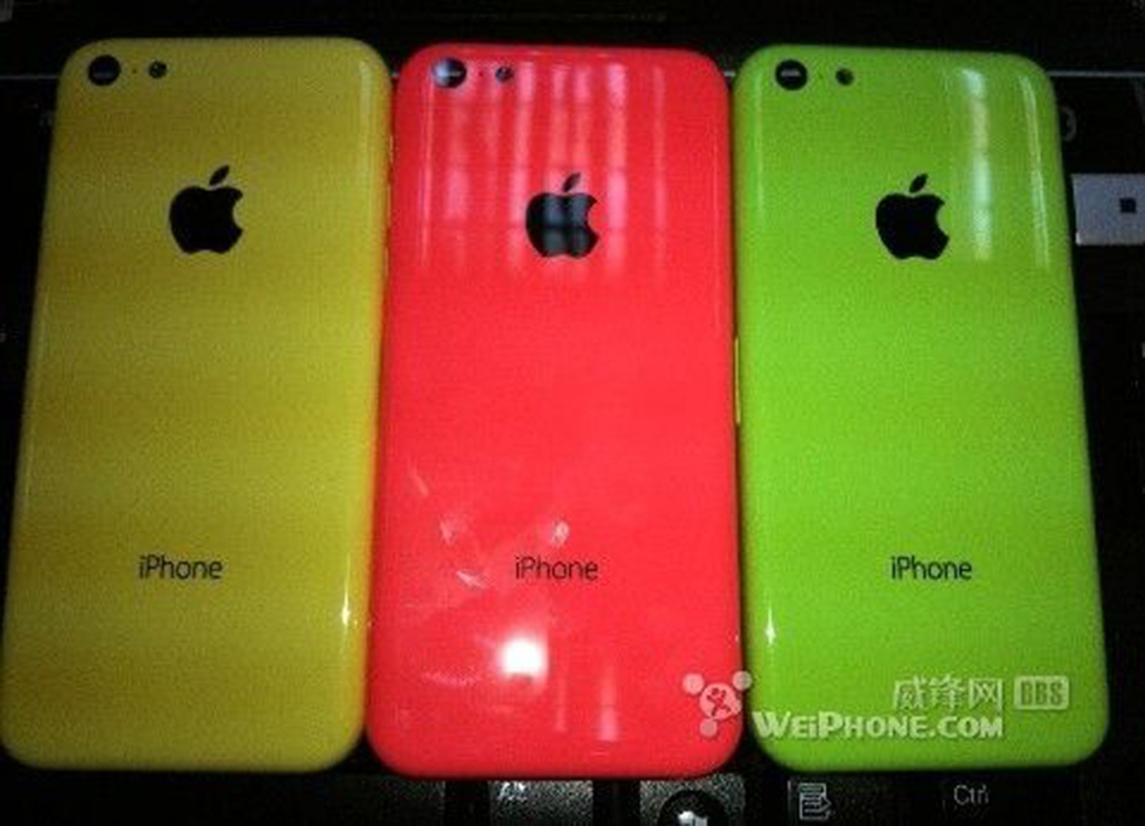 iPhone low-cost carcasa de colores