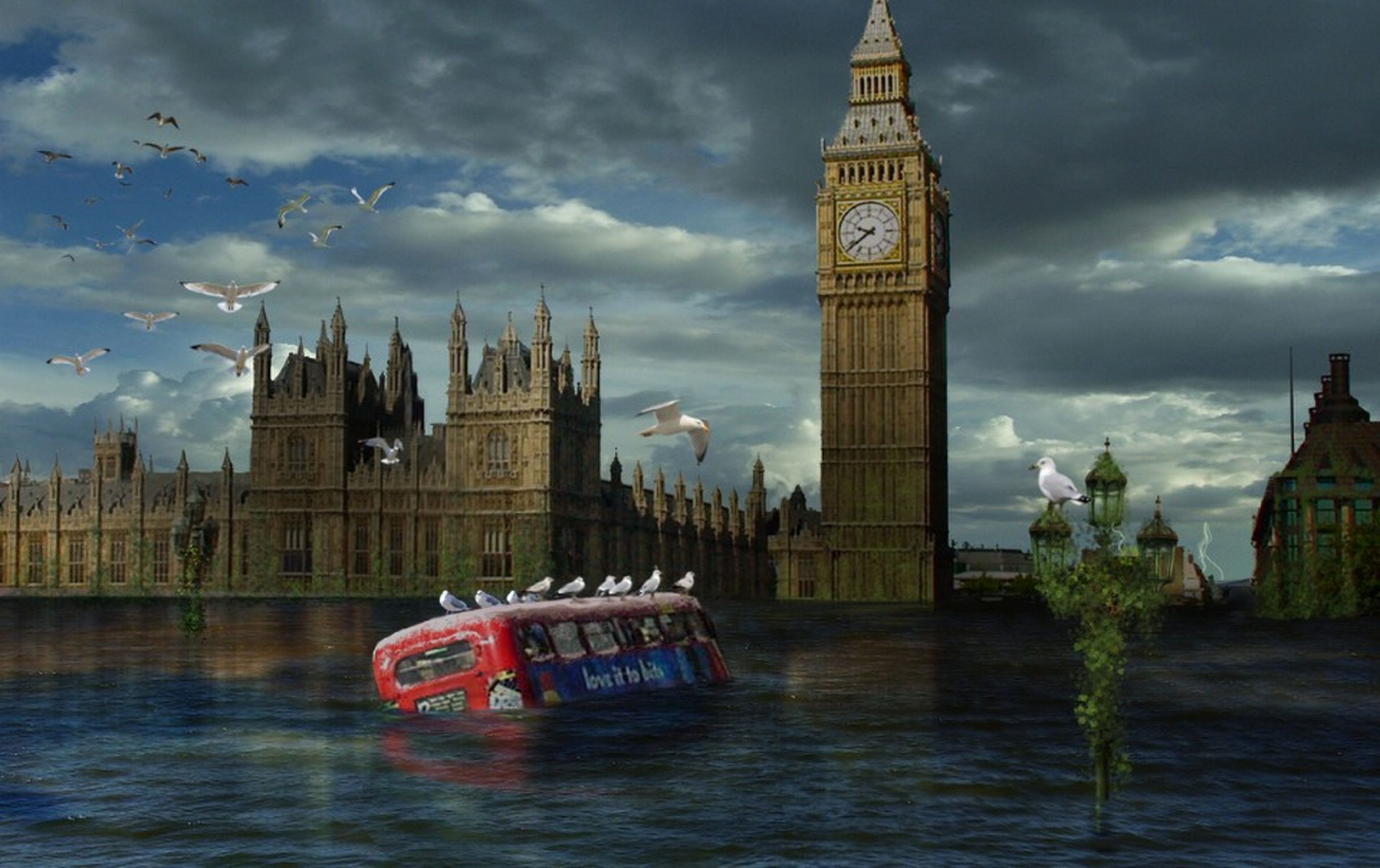 Fin del mundo. Londres Inundada