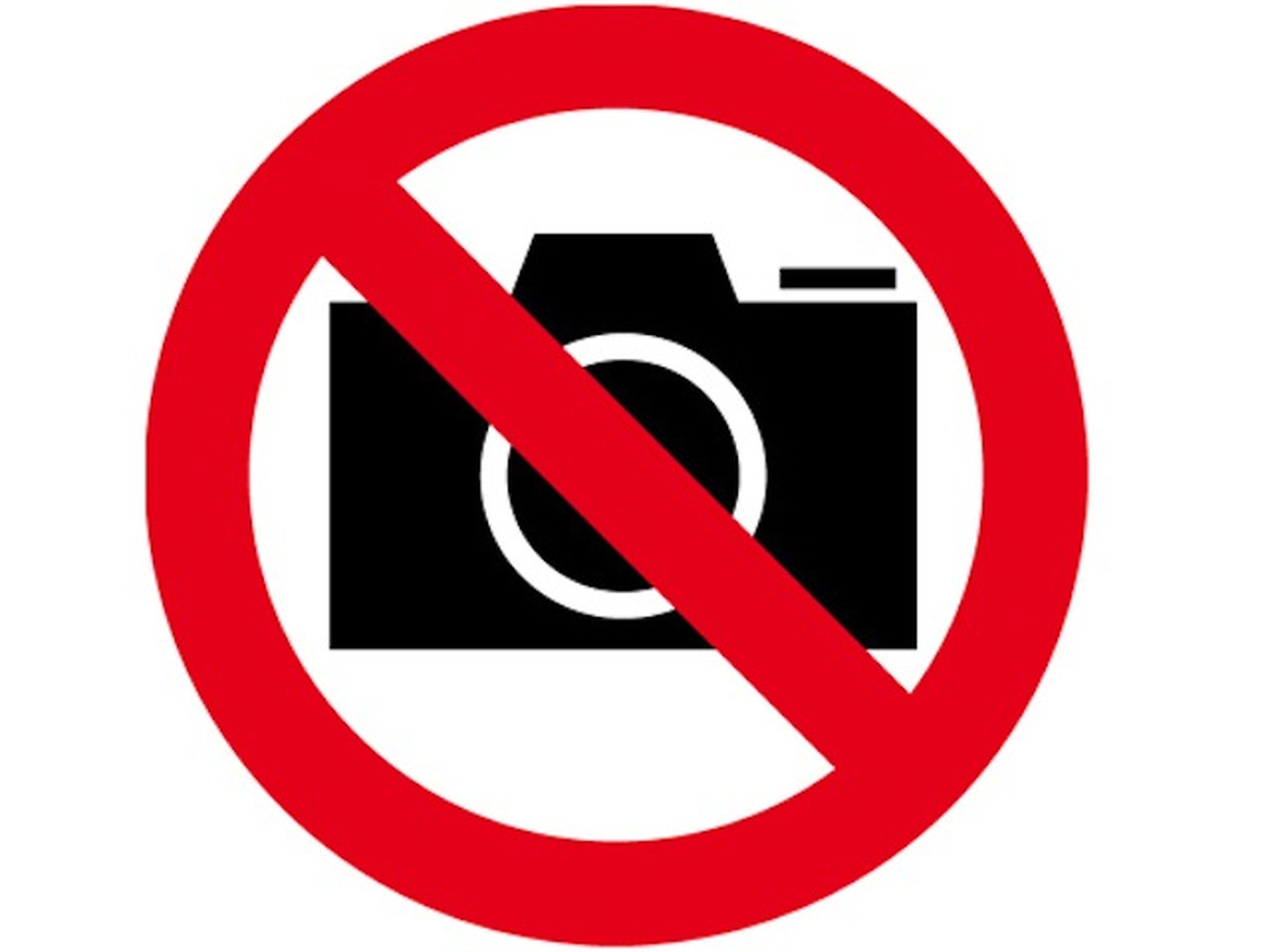 Prohibido fotografiar