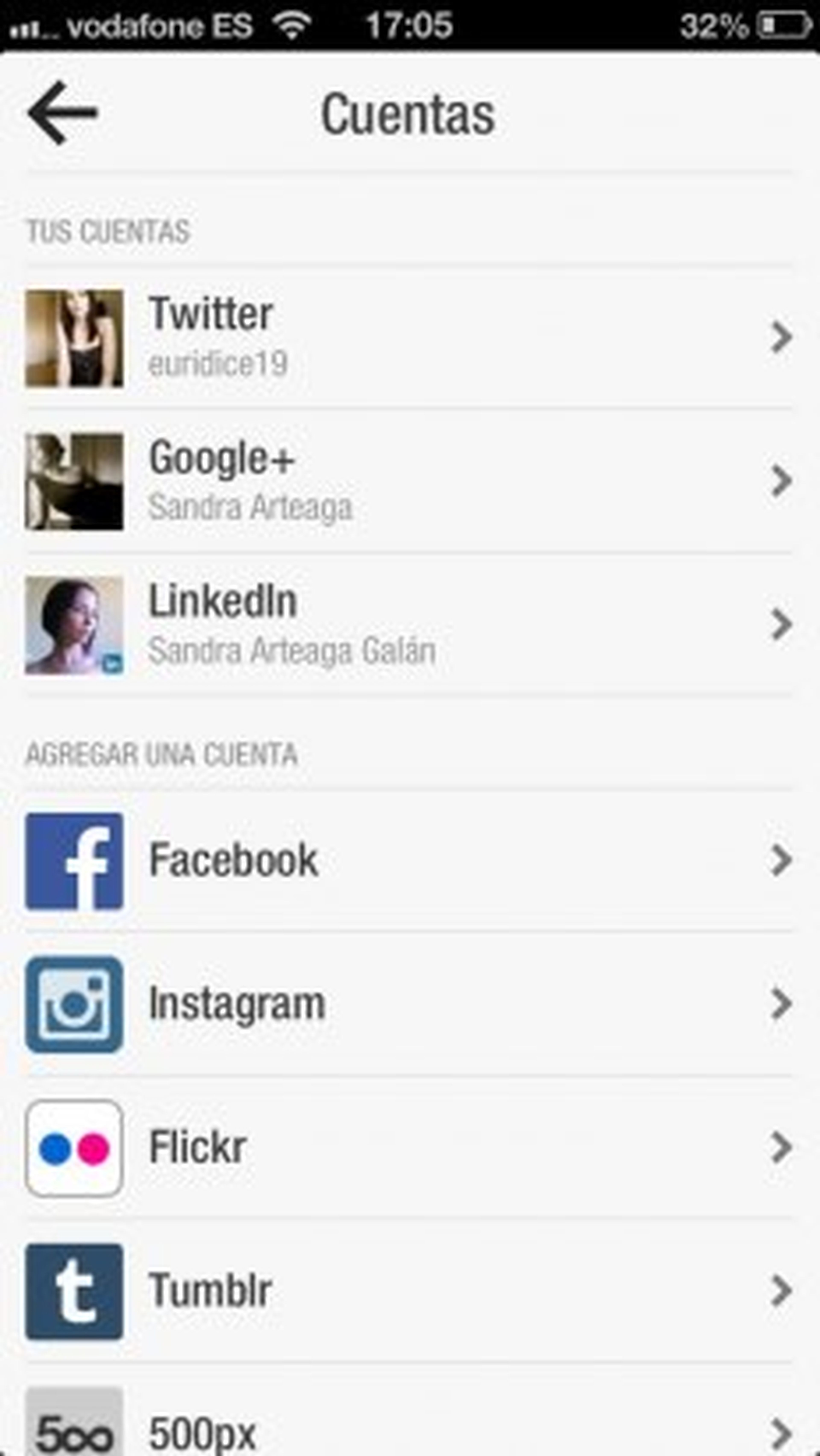 Vincula tu perfil de Flipboard a otras redes sociales
