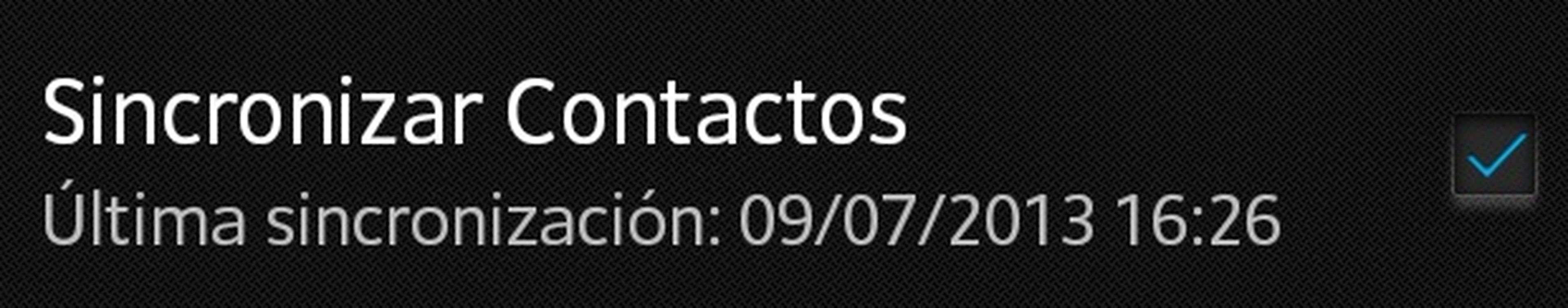 Activa la sincronización de contactos en Android