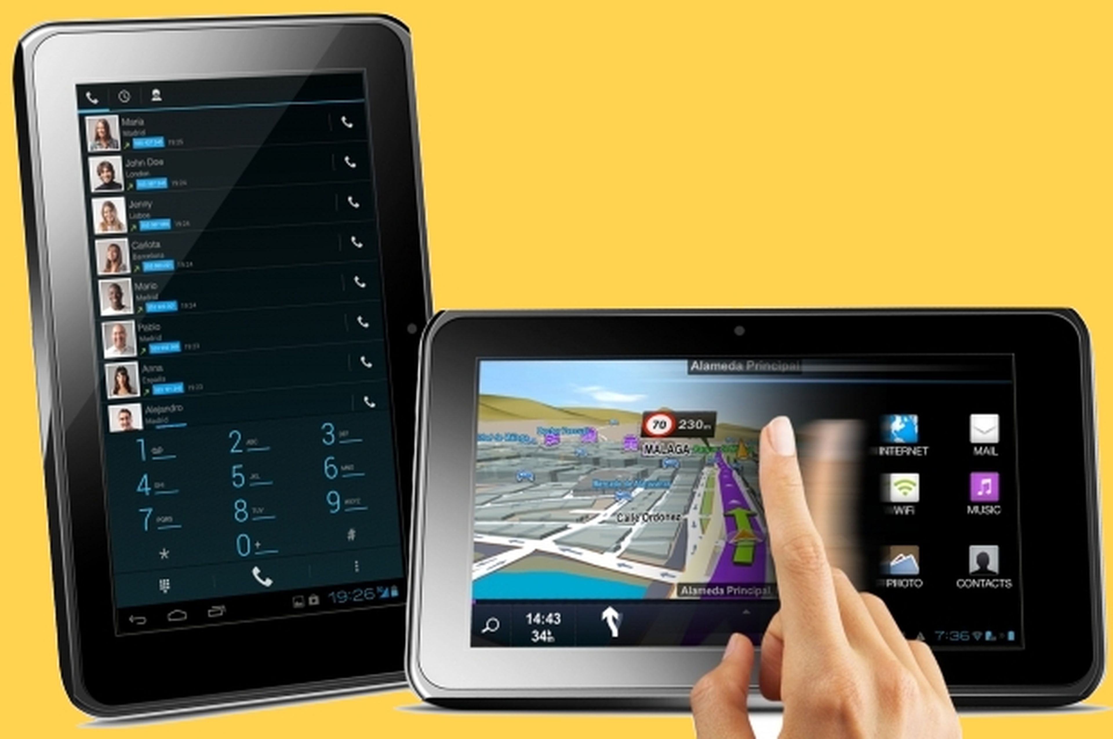 Vexia Navlet 3G, híbrido de smartphone, tablet y GPS