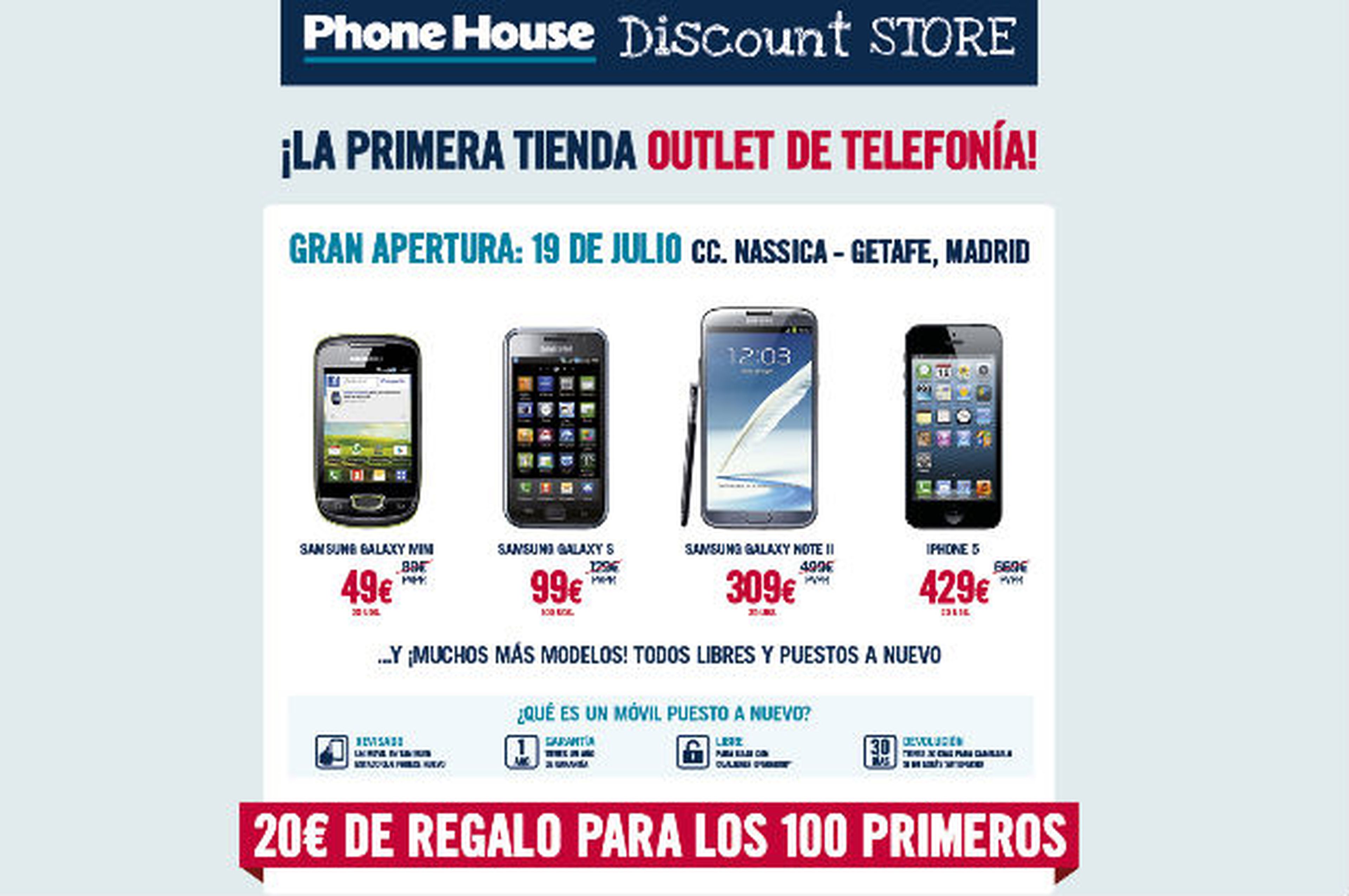 El outlet de The Phone House ya disponible en España