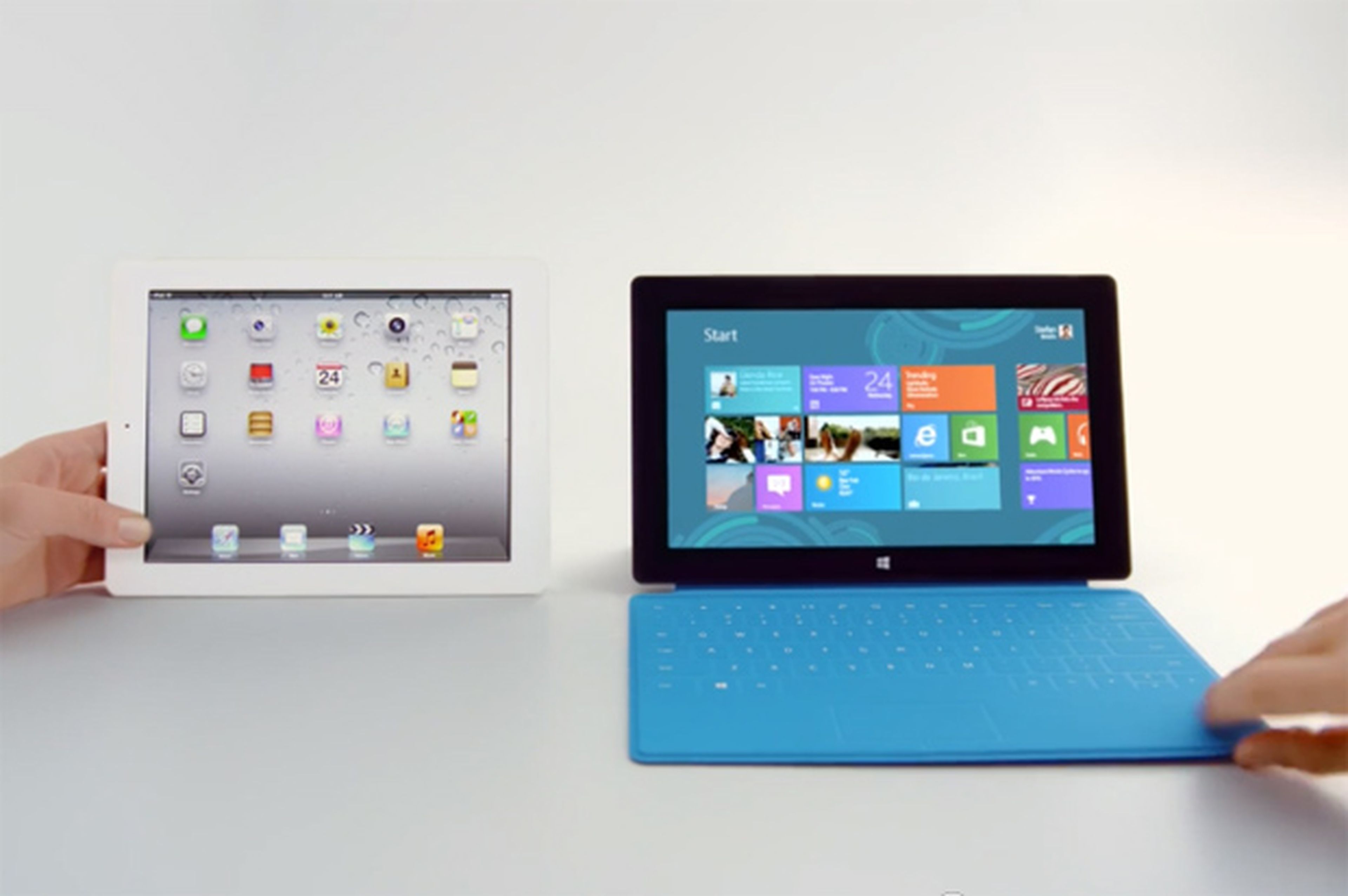 Surface RT vs. iPad. Publicidad de Microsoft contra Apple