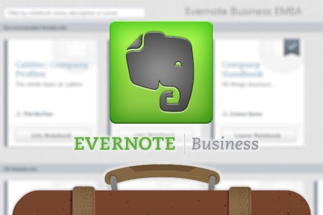 Evernote Business, crea y comparte notas colaborativas