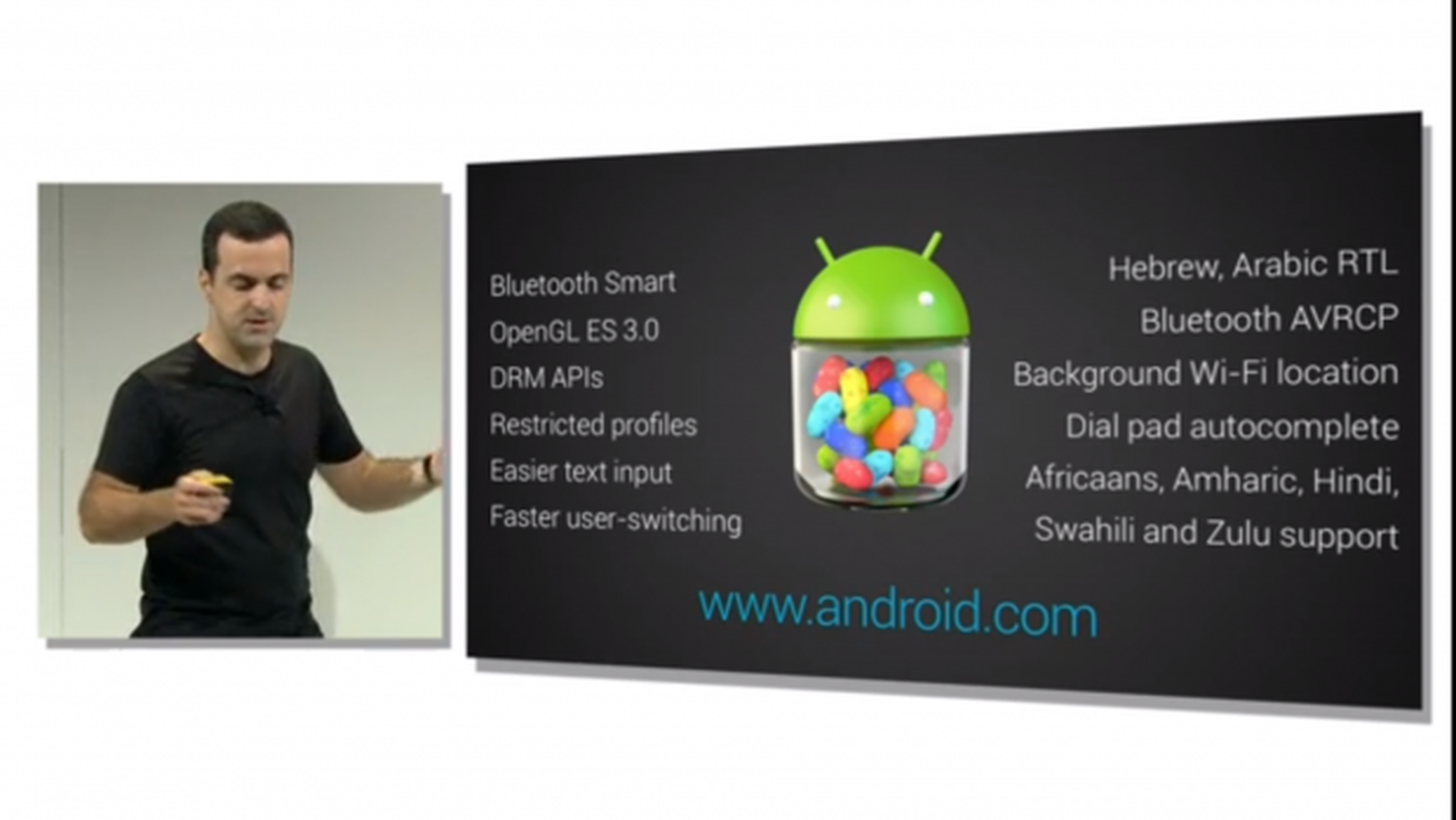 Resumen Android 4.3 Jelly Bean